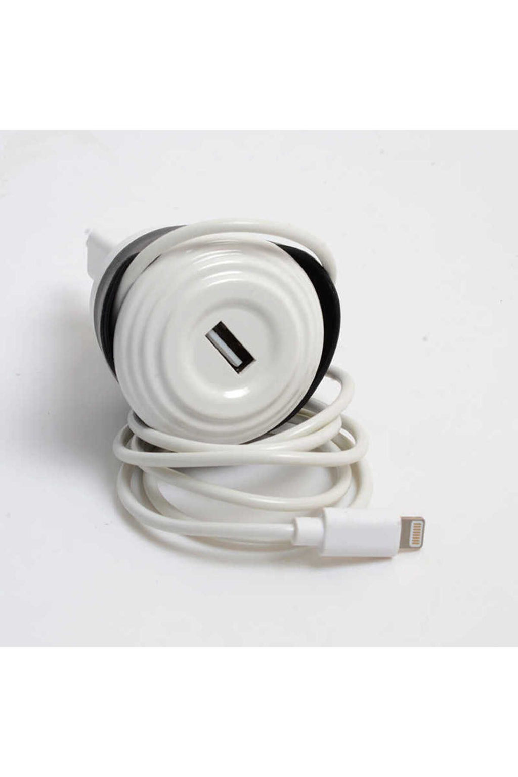 Beyaz Sarmal Lightning Ev Şarj Seti-Zore