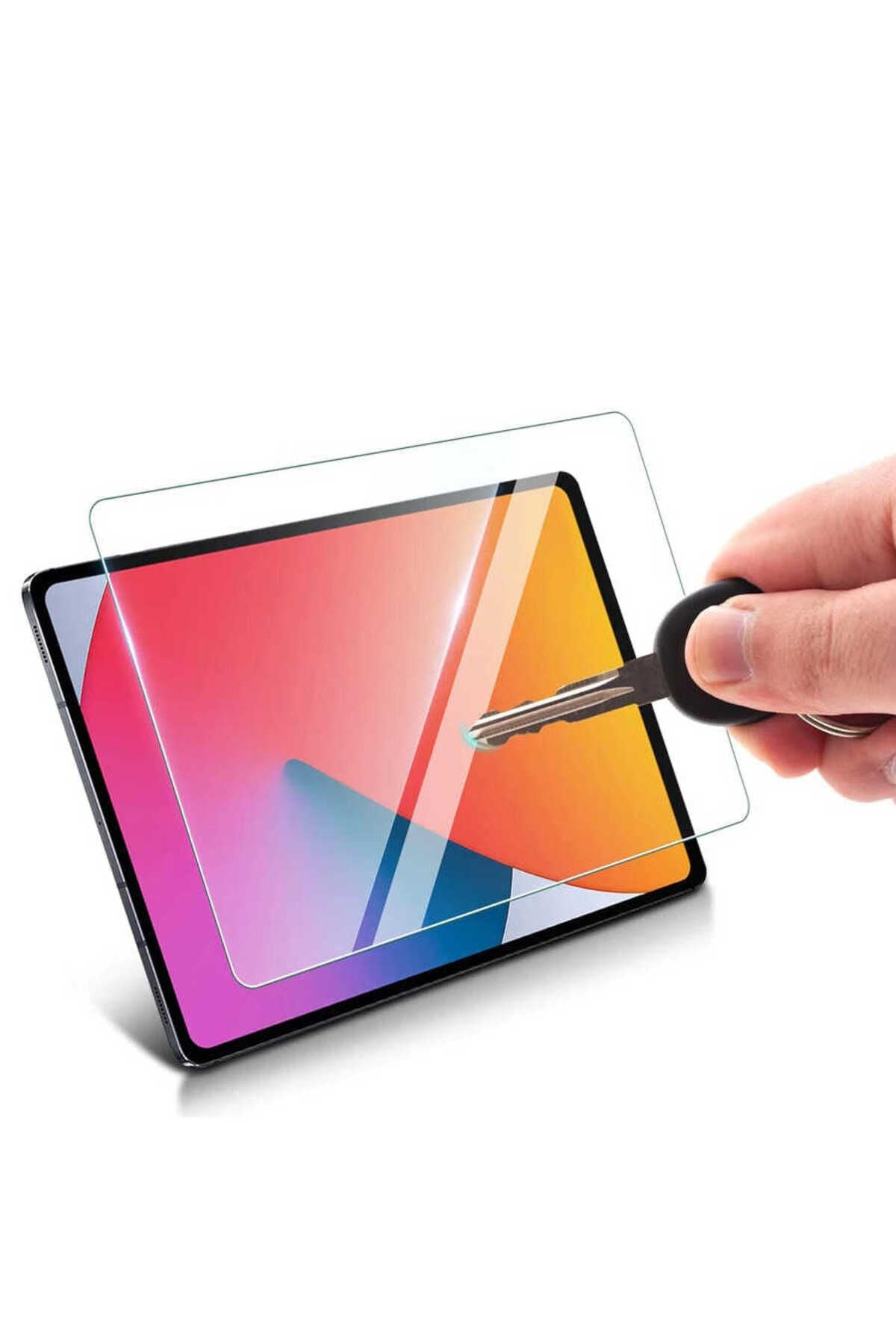 iPad Pro 11 2022 M2 Uyumlu Zore 5in1 Tablet Temperli Cam Ekran Koruyucu-Renksiz