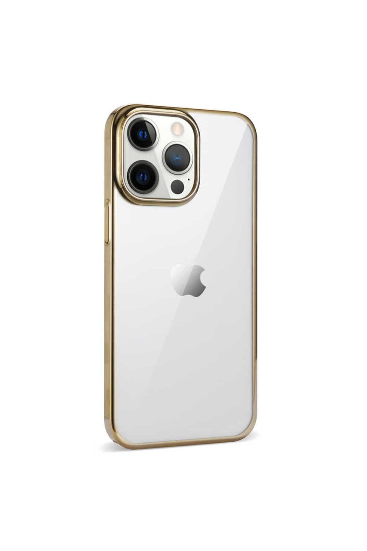 iPhone 14 Pro Uyumlu Zore Pixel Kılıf-Gümüş