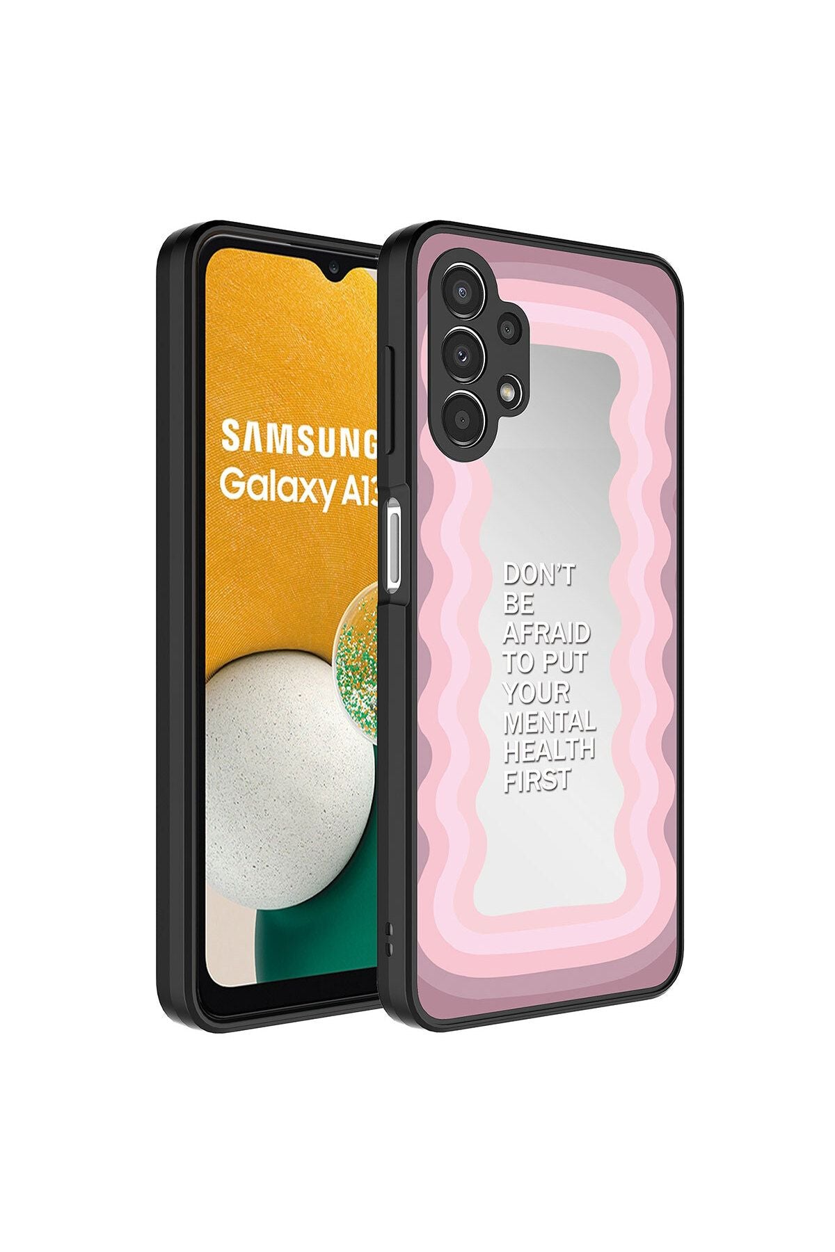 Galaxy A32 4G Kılıf Aynalı Desenli Kamera Korumalı Parlak Zore Mirror Kapak - Ayna