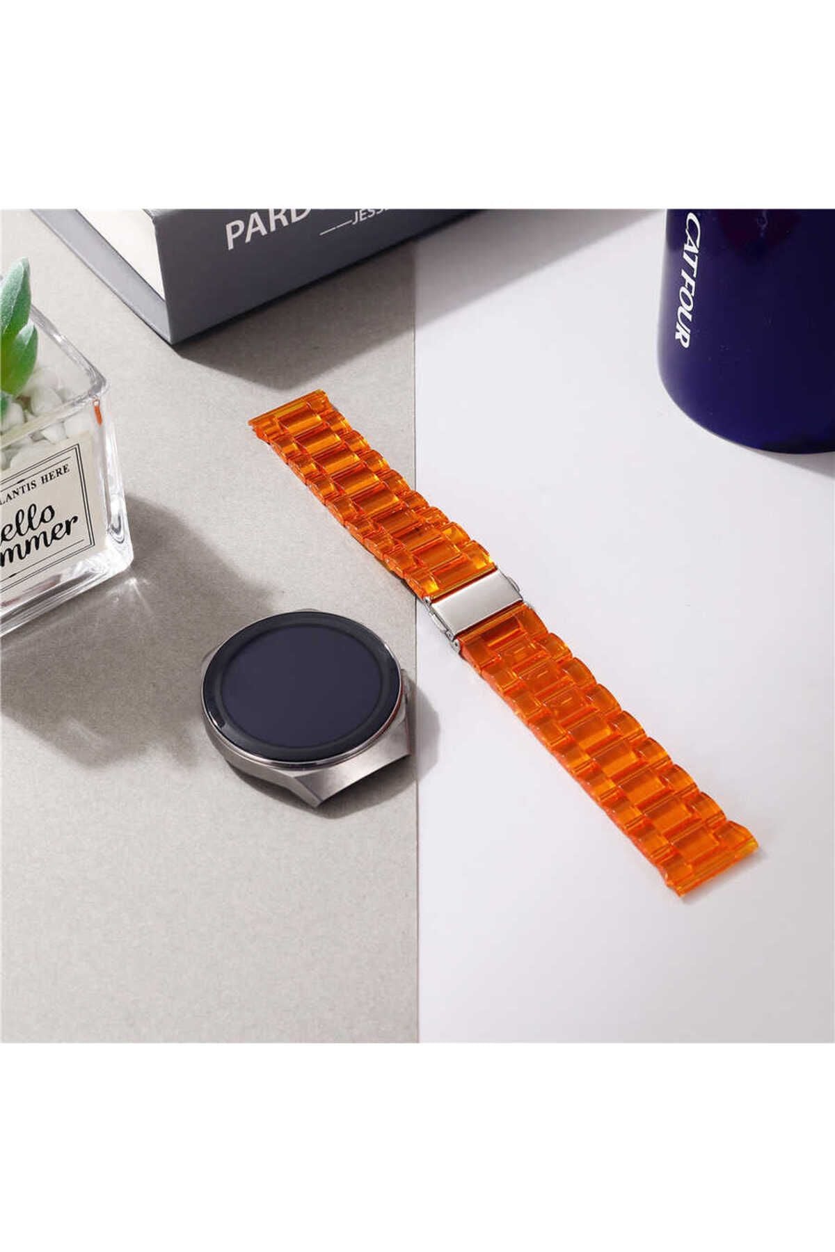 Galaxy Watch Active 2 40mm Uyumlu KRD-27 20mm Zore Kordon-Siyah