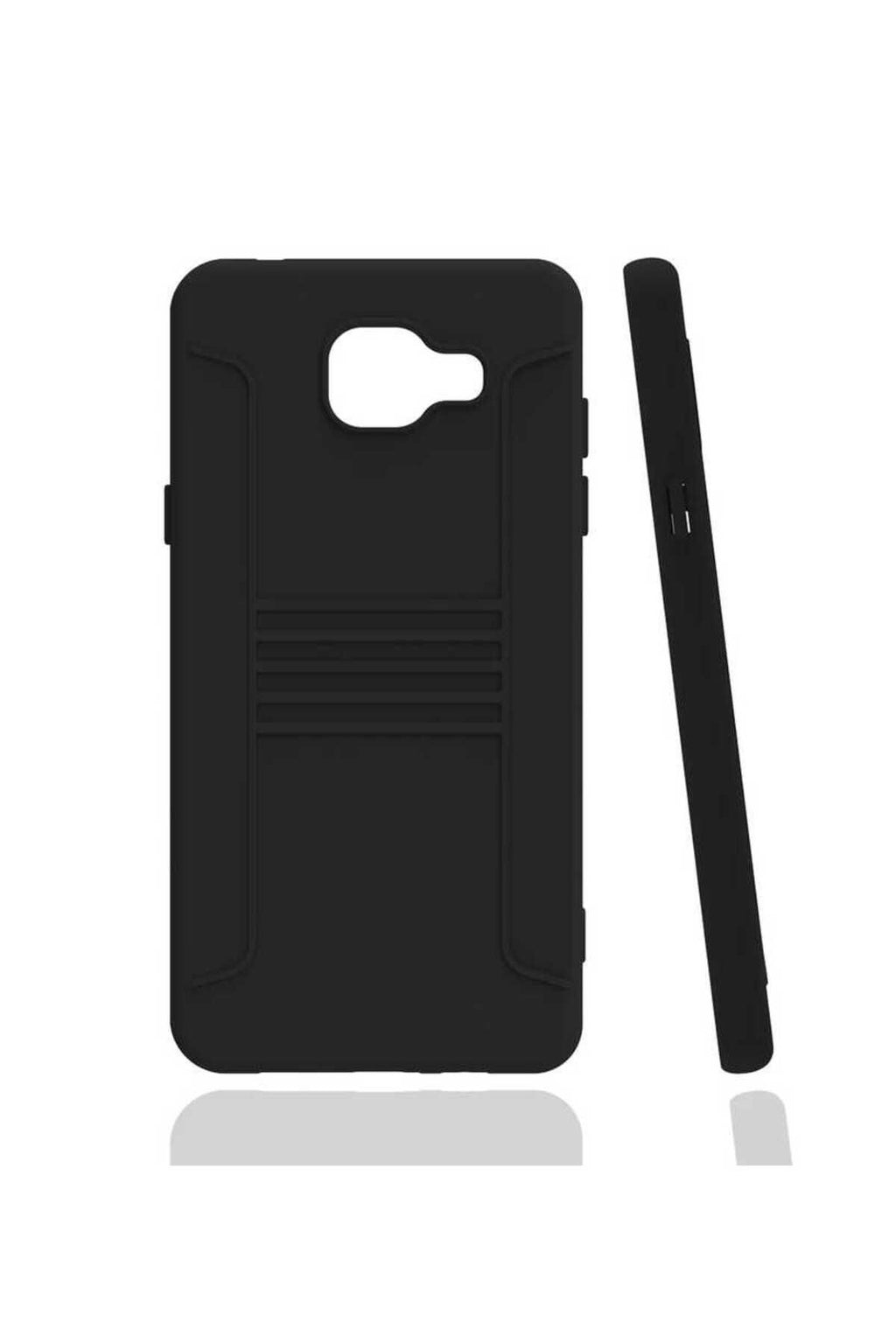 Galaxy A5 2016 Kılıf Zore Biye Silikon - Siyah