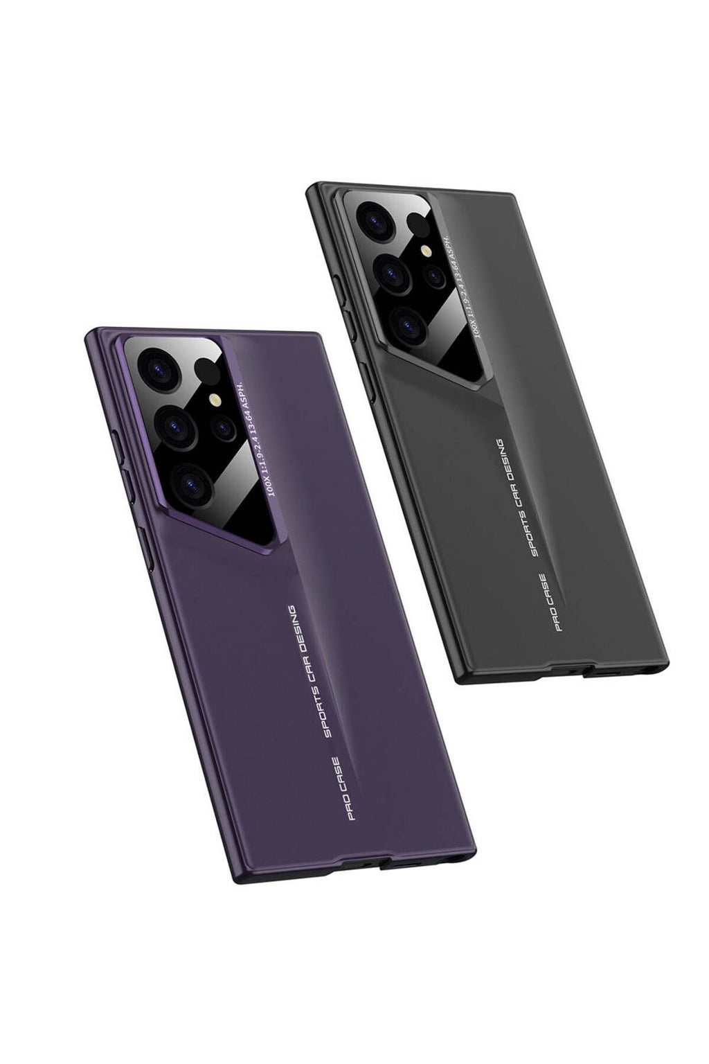 Galaxy S23 Ultra Kılıf Ultra İnce Kamera Korumalı Sert Rubber Zore Procase Kapak-Siyah