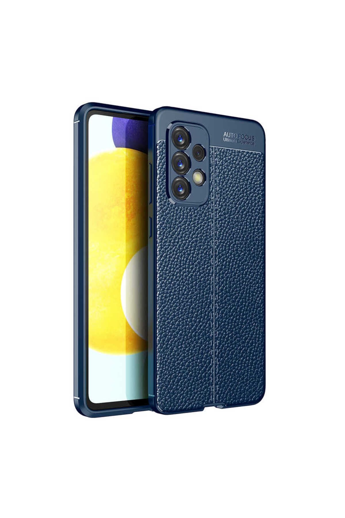 Galaxy A33 5G Kılıf TQR Niss Silikon Kapak - Lacivert