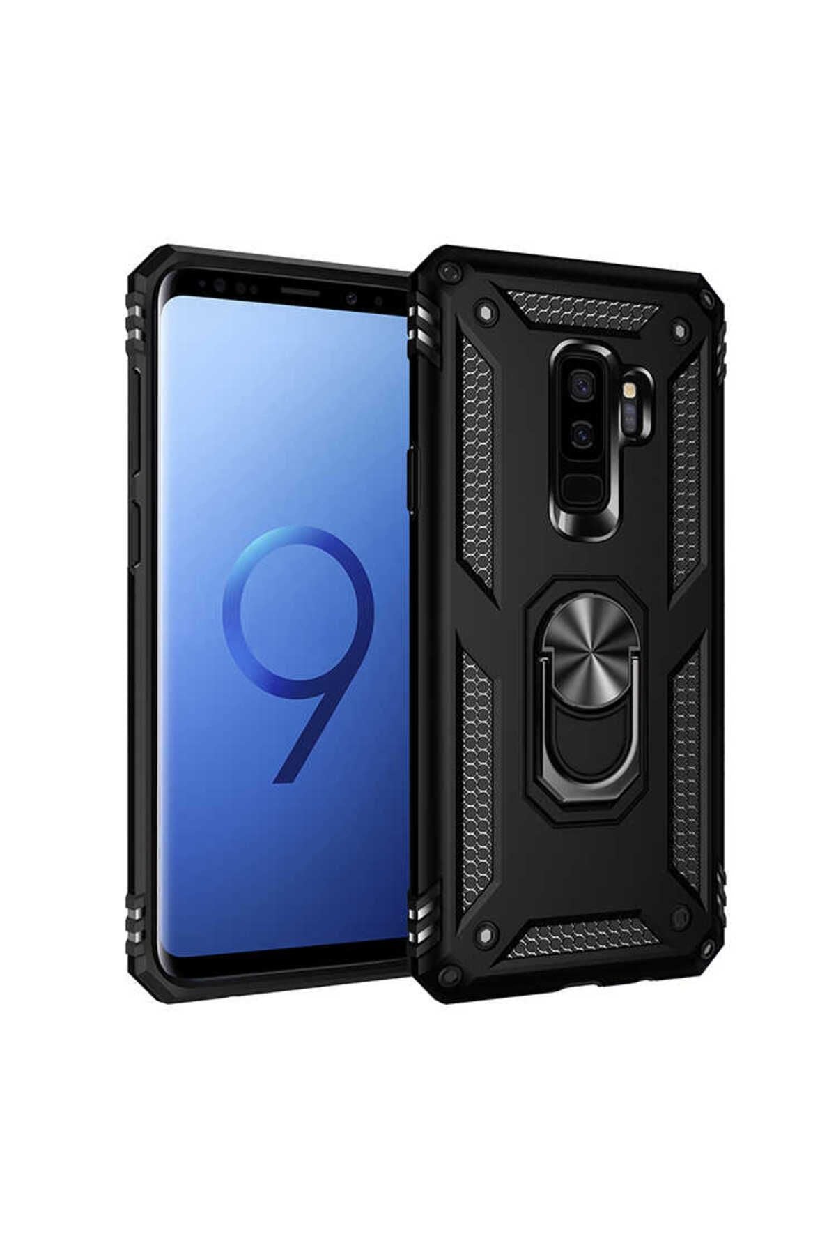 Galaxy S9 Plus Kılıf Zore Vega Kapak - Siyah