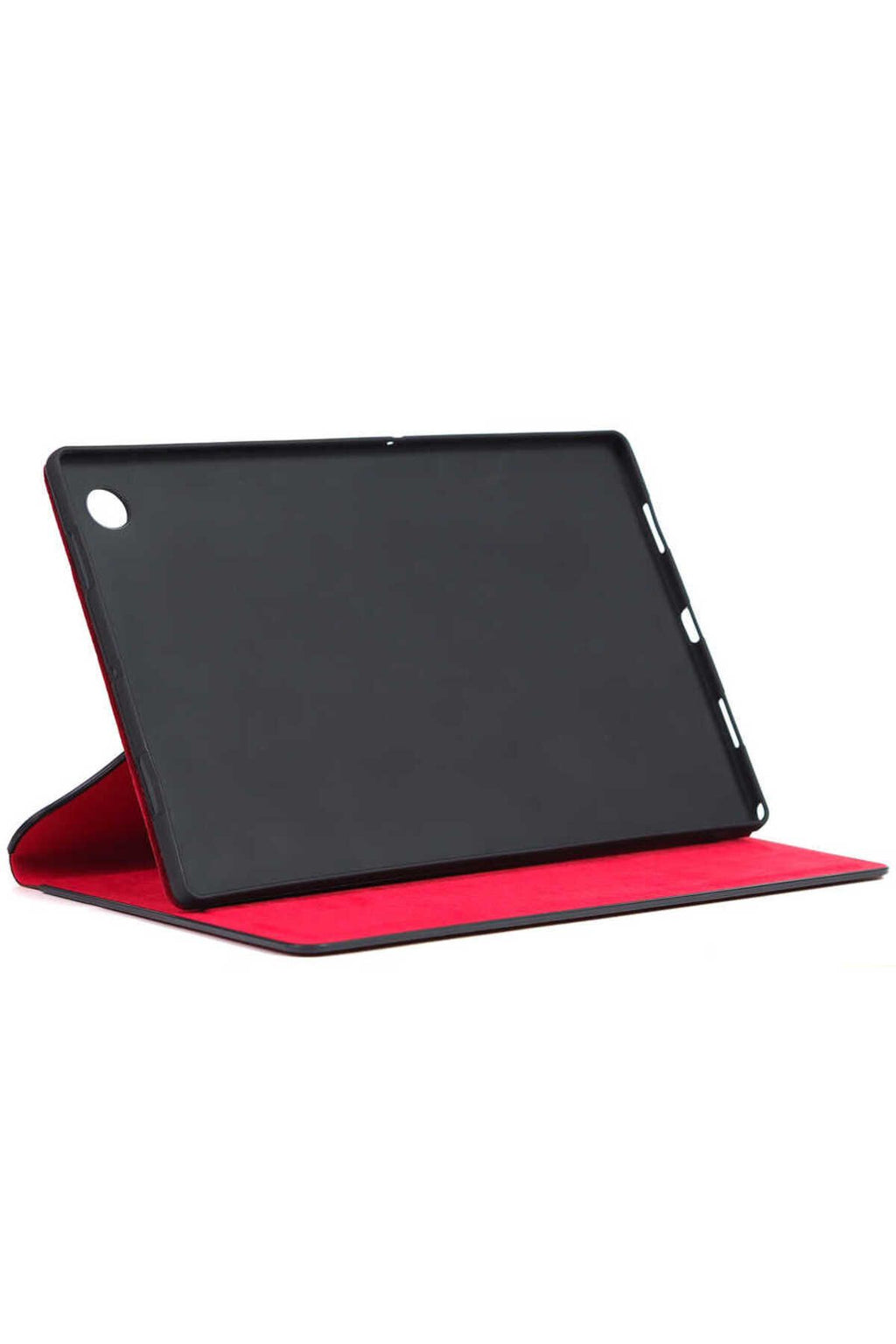 Galaxy Tab A8 10.5 SM-X200 (2021)  Uyumlu Zore Fest Dönebilen Standlı Kılıf-Kırmızı