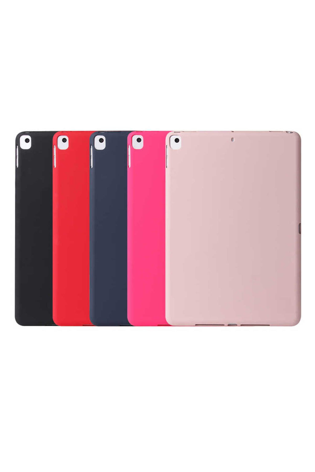 iPad 10.2 2021 (9.Nesil) - Uyumlu Uyumlu Zore Sky Tablet Silikon-Pembe Koyu