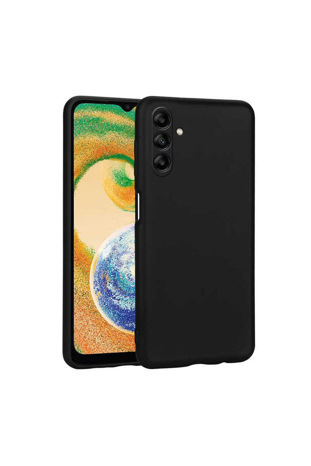 Galaxy A04S Kılıf Zore Premier Silikon Kapak - Siyah