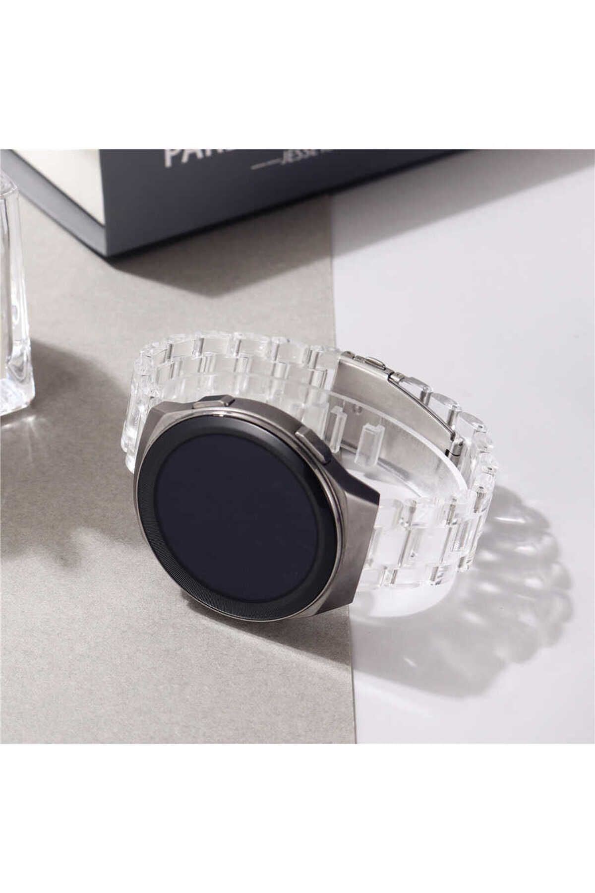 Galaxy Watch Active 2 40mm Uyumlu KRD-27 20mm Zore Kordon-Siyah