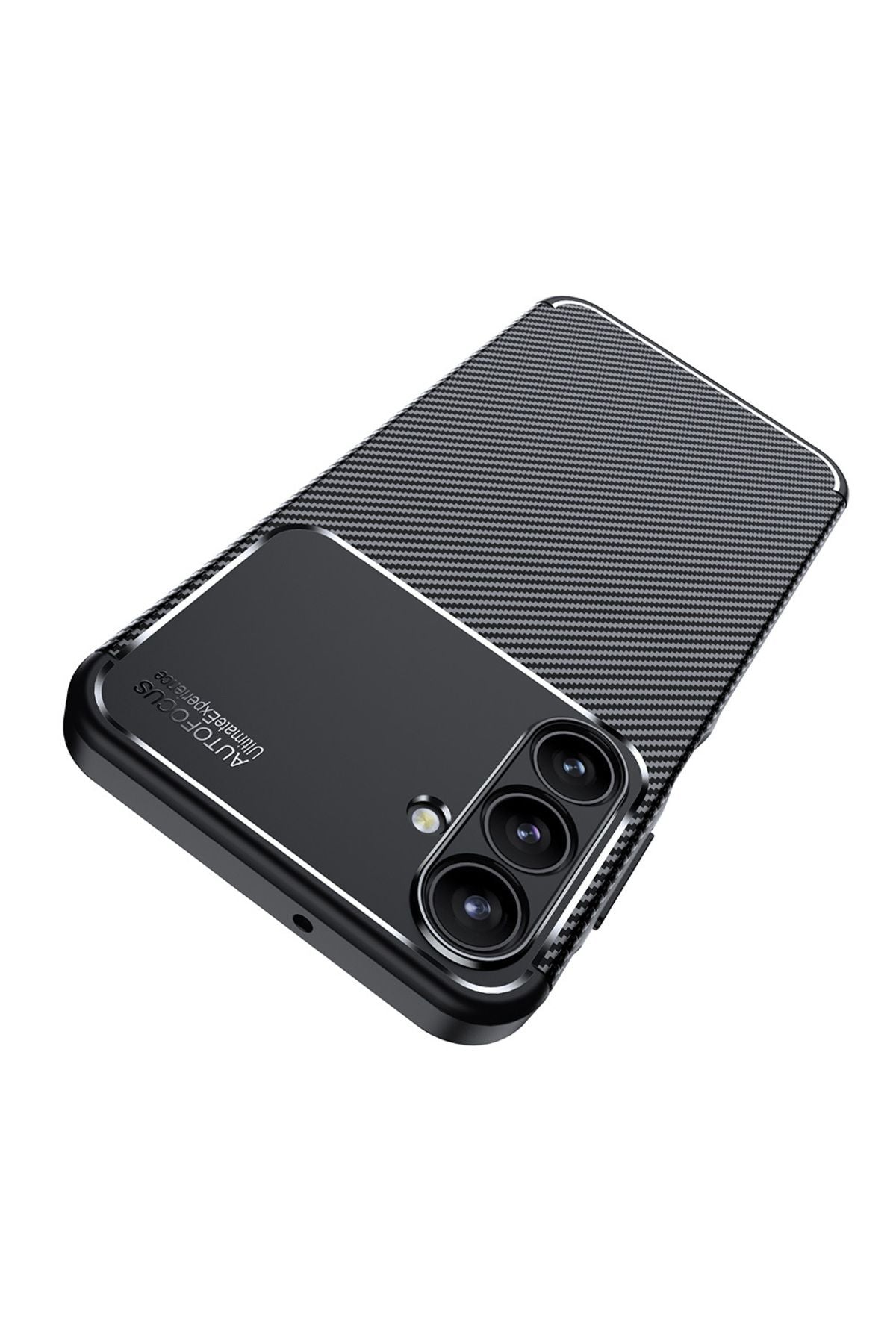 Galaxy A16 Kılıf Zore Negro Silikon Kapak - Siyah