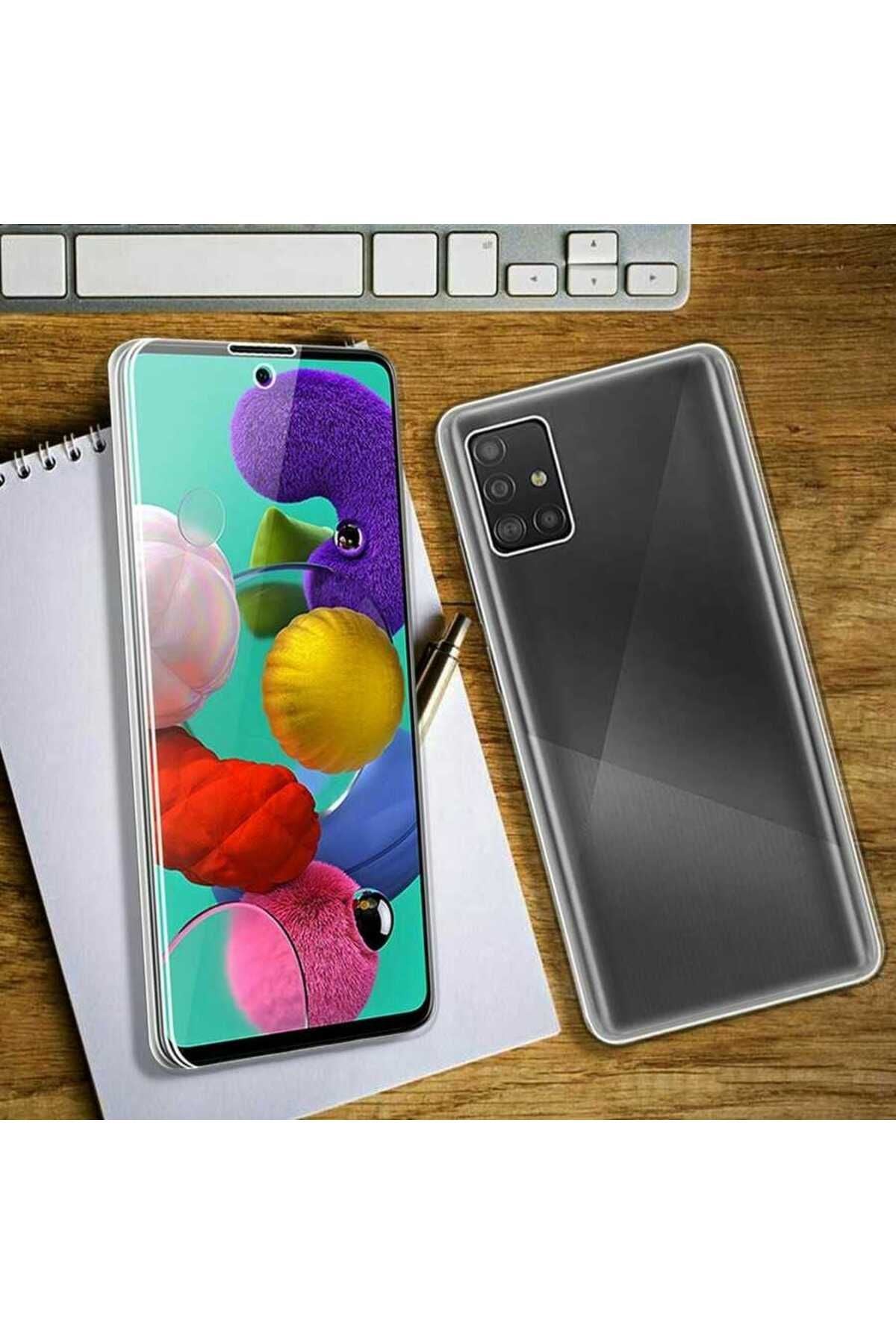 Galaxy A71 Kılıf RNTC Enjoy Kapak - Renksiz