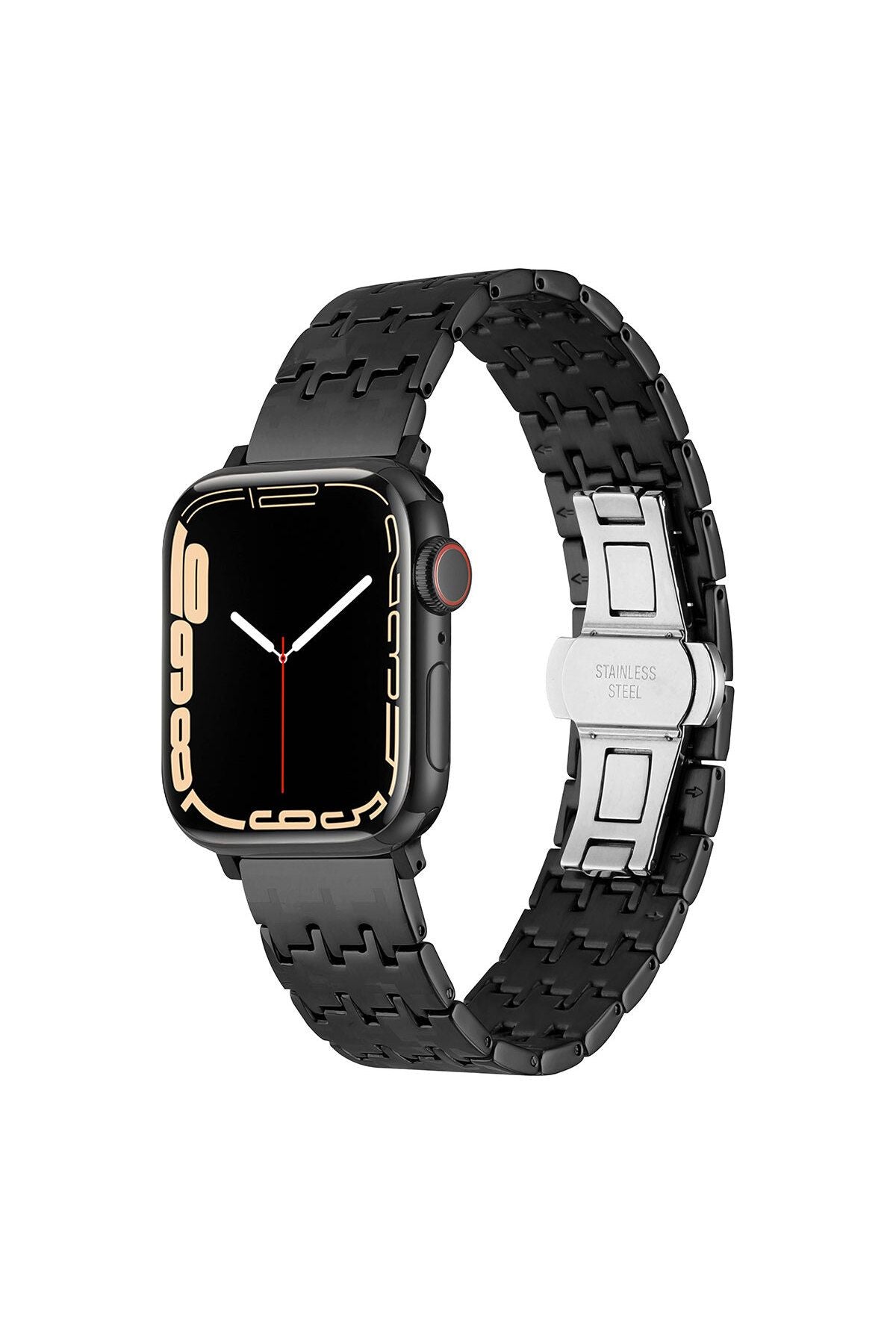Watch Ultra 49mm Uyumlu KRD-86 Metal Zore Kordon-Gümüş