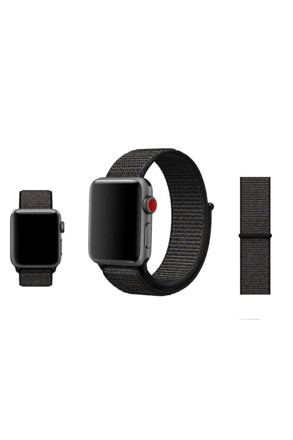 Watch Ultra 49mm Kordon Uyumlu KRD-03 Hasır Strap Kayış CLO- 24-Hisbicus