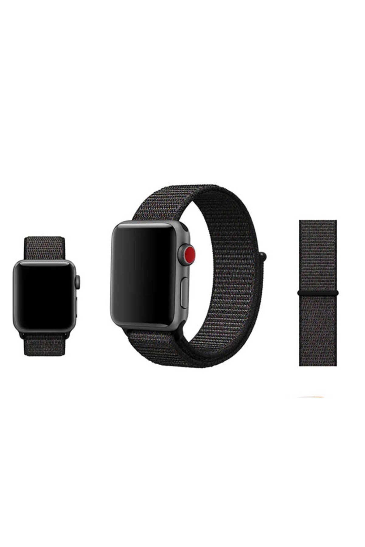 Watch Ultra 49mm Kordon Uyumlu KRD-03 Hasır Strap Kayış CLO- 24-Hisbicus