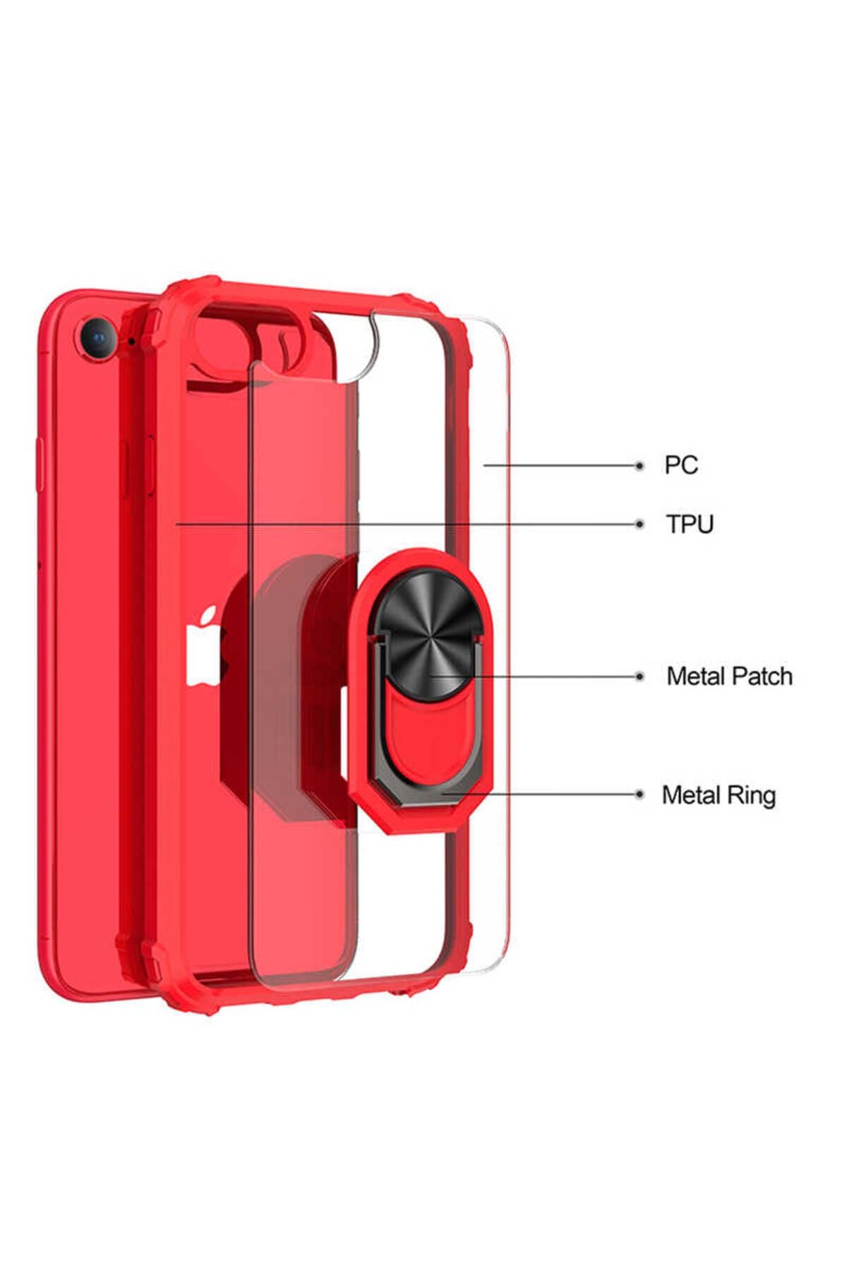 iPhone SE 2022 Uyumlu Zore Mola Kılıf-Siyah