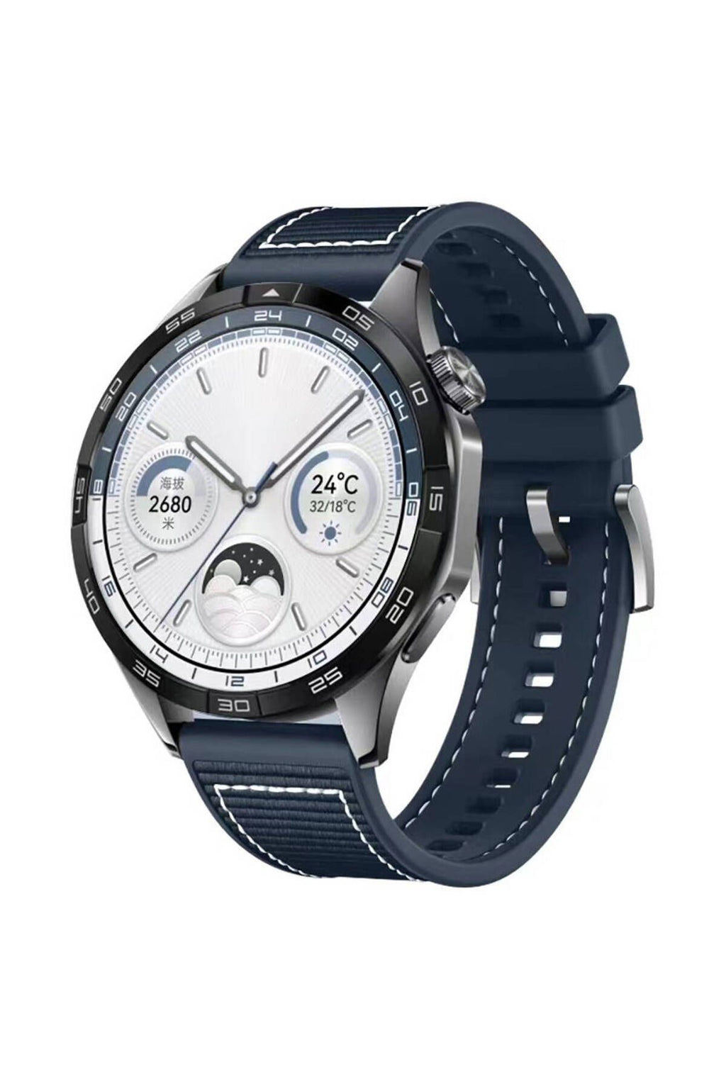 Galaxy Watch 46mm Uyumlu TCG KRD-102 22mm Silikon Kordon-Mavi