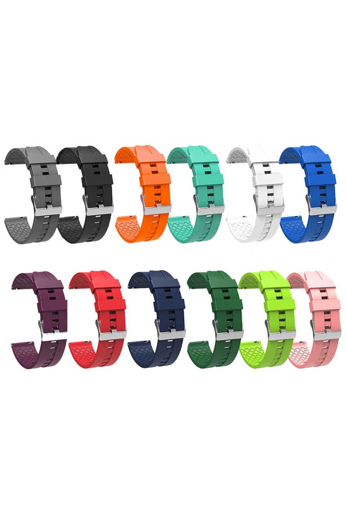 Galaxy Watch Active 2 44mm KRD-23 20mm Uyumlu Zore Kordon-Mürdüm