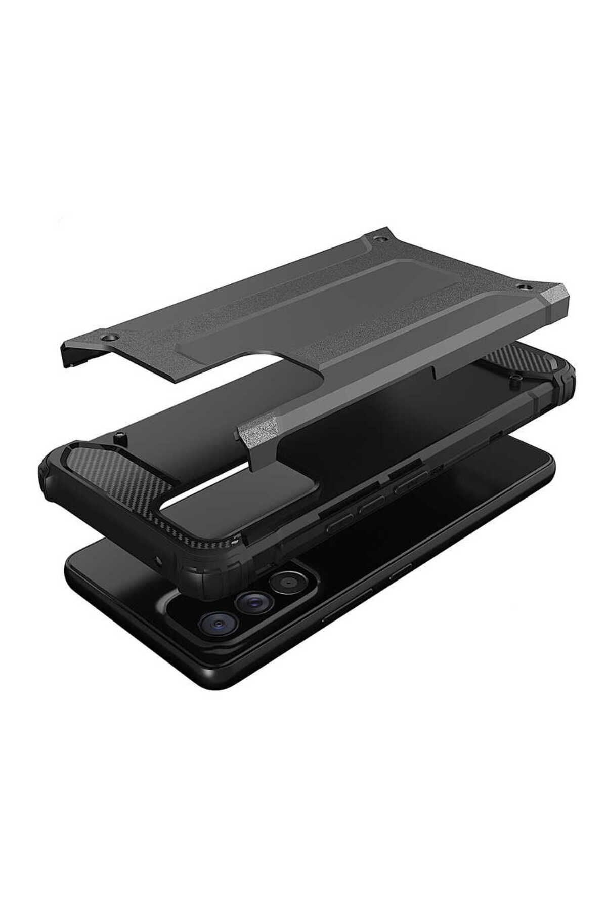 Galaxy A53 5G Kılıf TQR Crash Silikon Kapak - Rose Gold