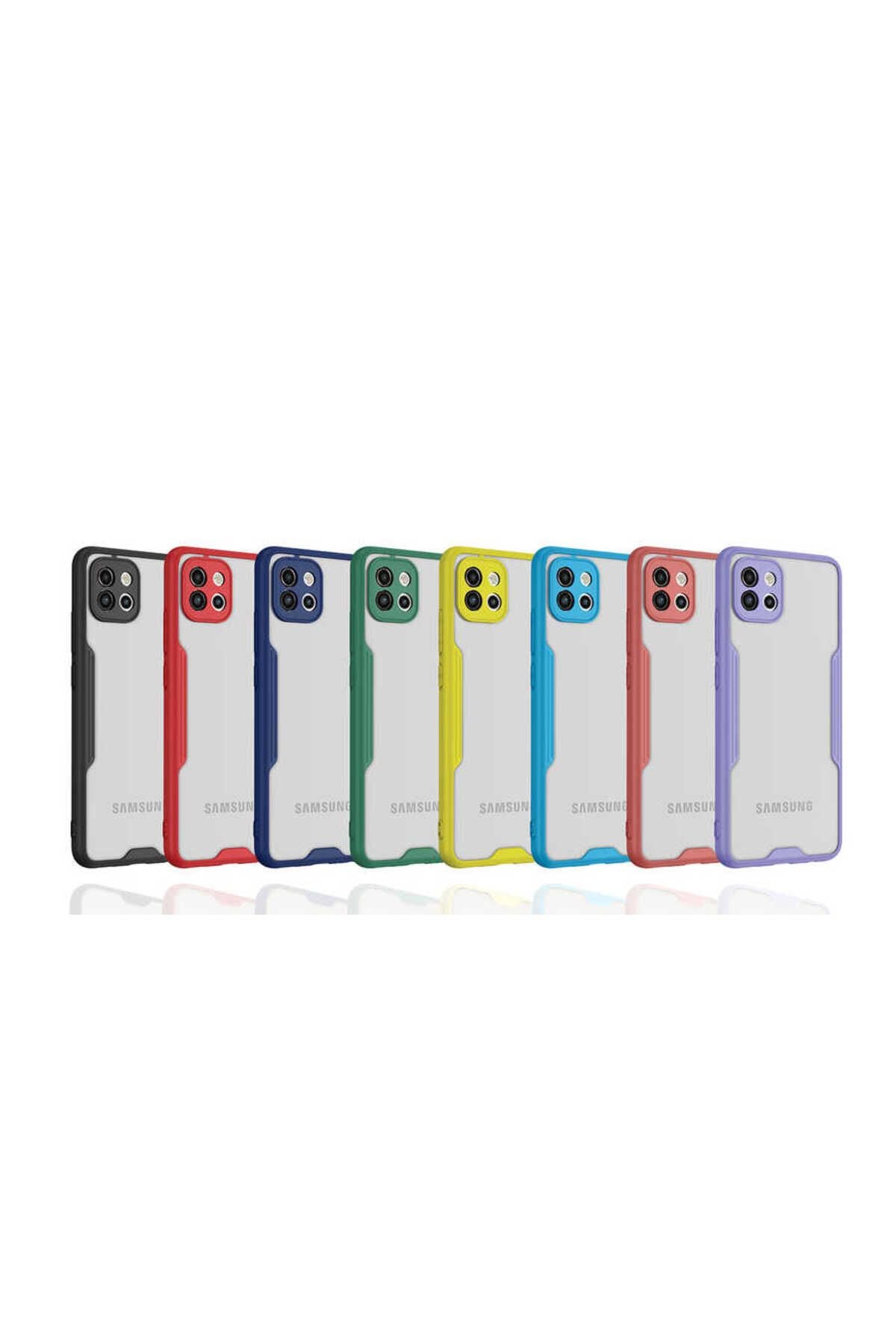 Galaxy A03 Kılıf Zore Parfe Kapak - Koyu Yeşil