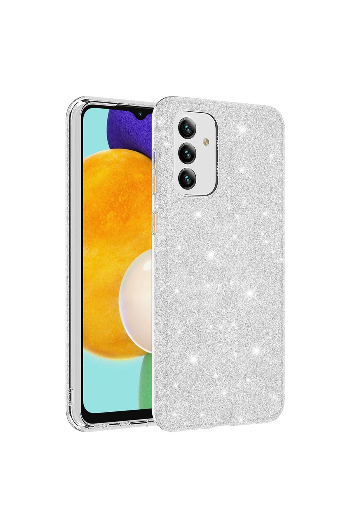 Galaxy A13 5G Kılıf Zore Shining Silikon - Pembe