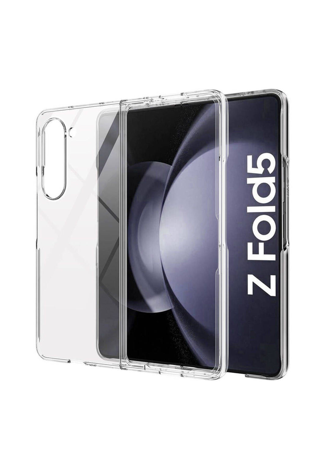 Galaxy Z Fold 5 Uyumlu Zore Droga Kılıf-Renksiz