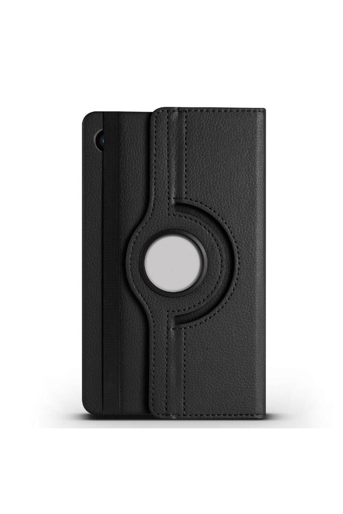 Galaxy Tab A9 Plus Uyumlu Zore Dönebilen Standlı Kılıf-Siyah