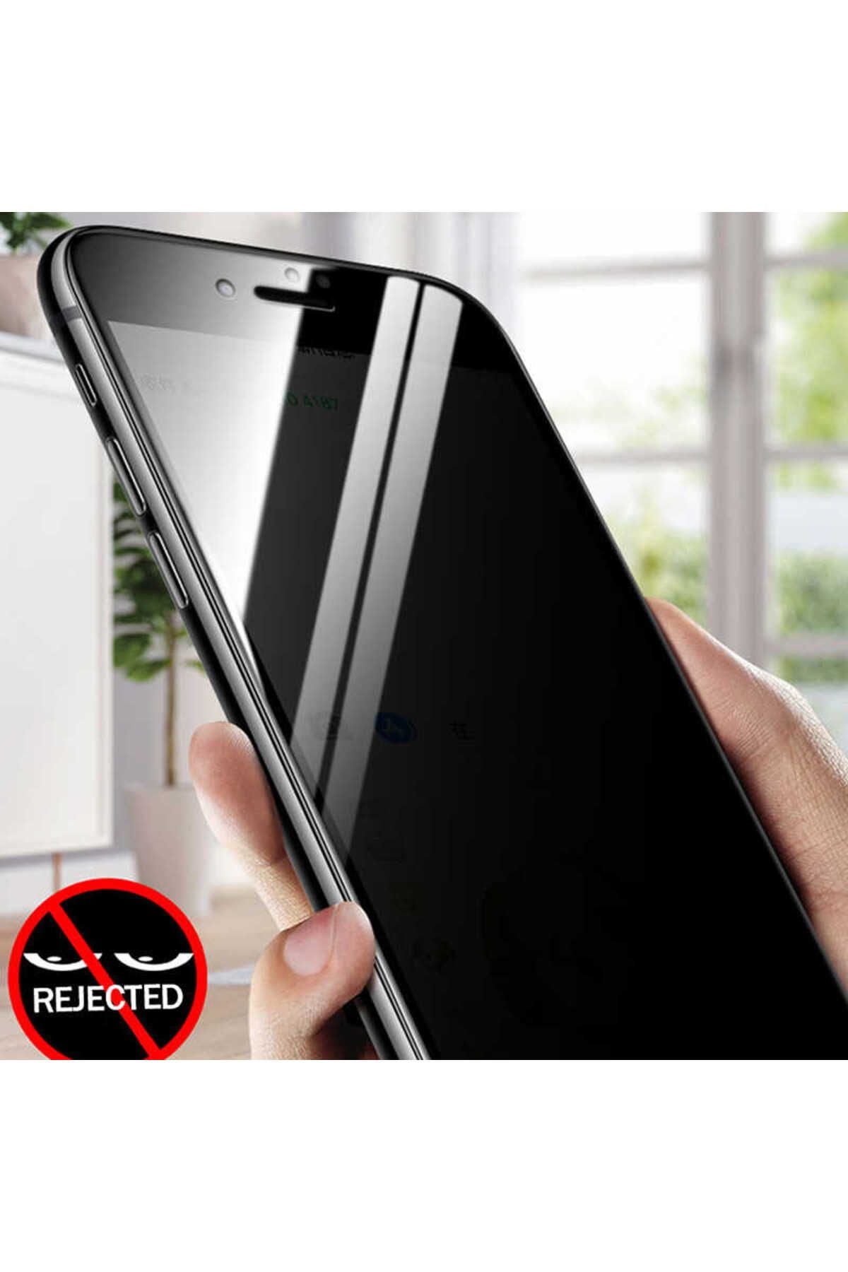 iPhone SE 2022 Uyumlu Zore Kor Privacy Cam Ekran Koruyucu