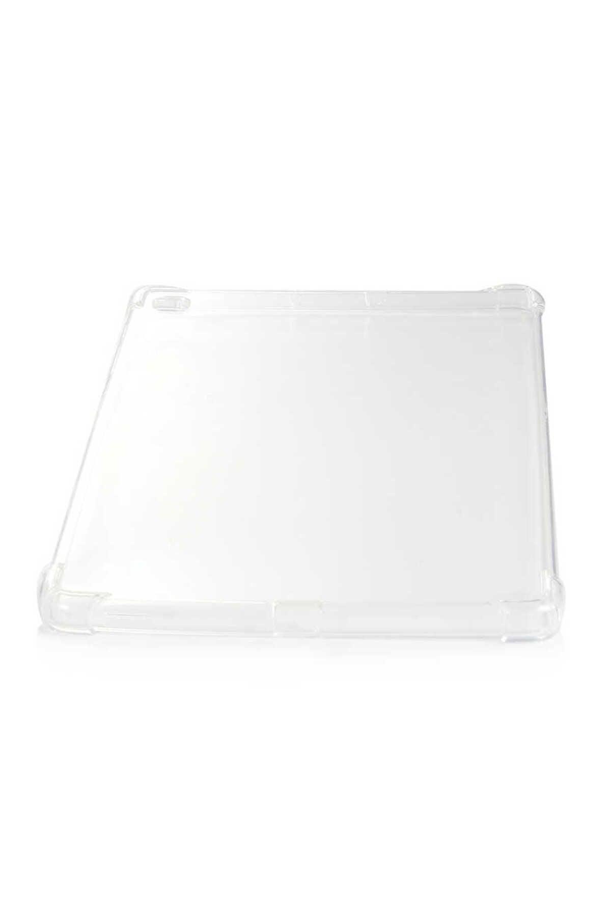 Galaxy Tab S6 Lite P610 Kılıf  Uyumlu Zore Tablet Nitro Anti Shock Silikon Kapak-Renksiz