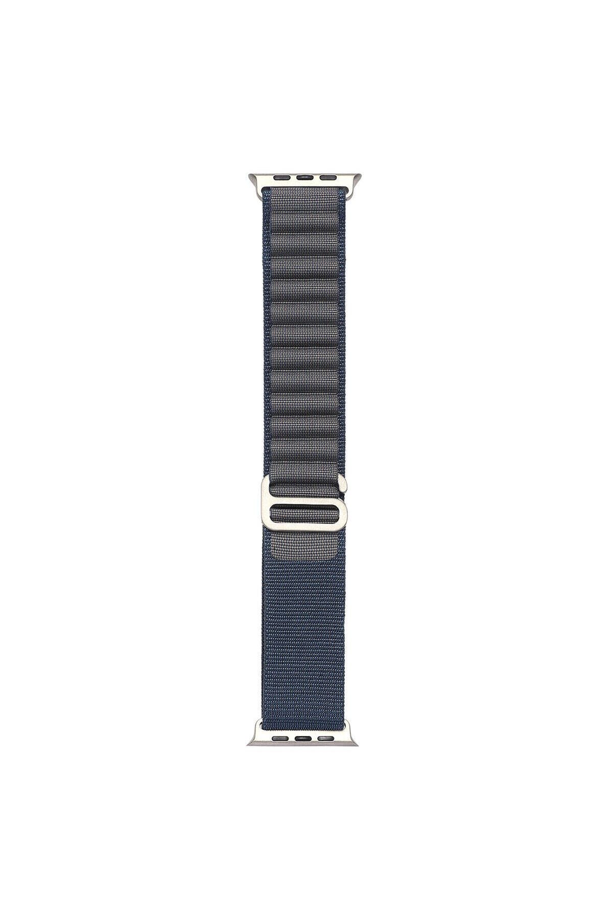 Watch Ultra 49mm Uyumlu KRD-74 Hasır Zore Kordon-Mor
