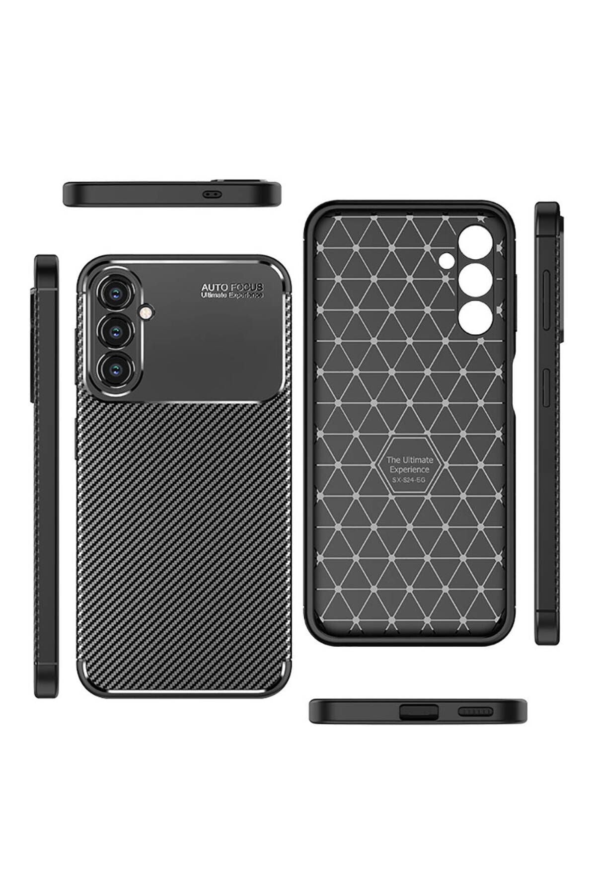 Galaxy S24 Uyumlu Zore Negro Silikon Kılıf-Siyah