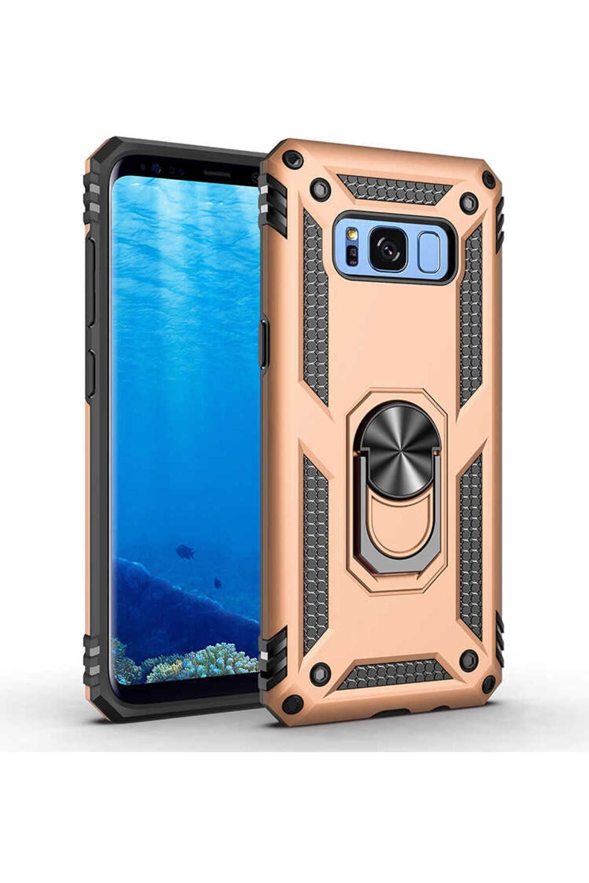 Galaxy S8 Kılıf Zore Vega Kapak - Siyah