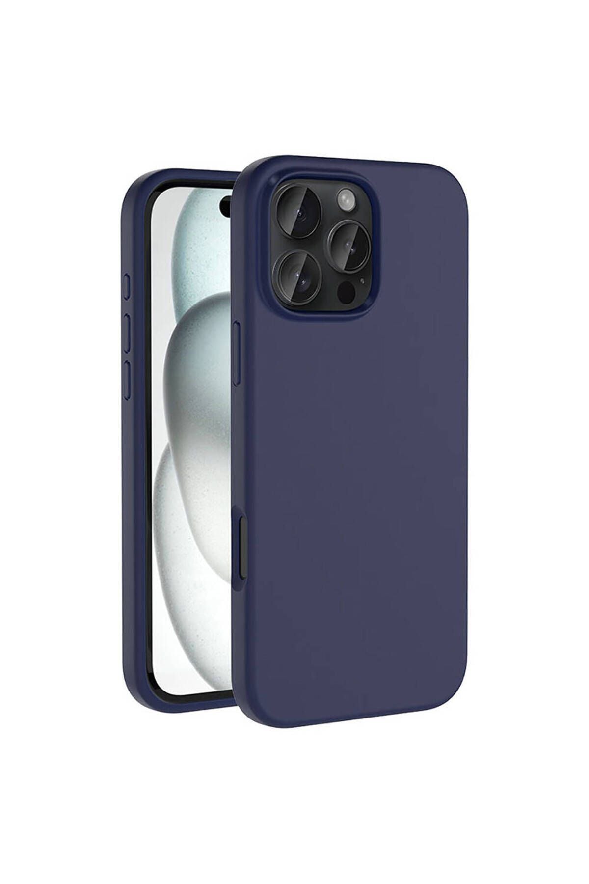 iPhone 16 Pro Max Kılıf Magsafe Şarj Özellikli Sıvı Teknolojili Silinebilir Sert Zore Kivi Kapak-Lac