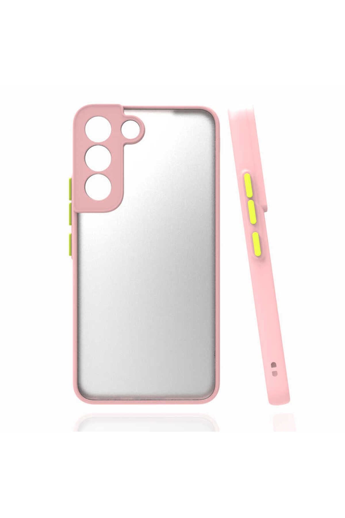 Galaxy S22 Uyumlu Zore Hux Kılıf-Pembe