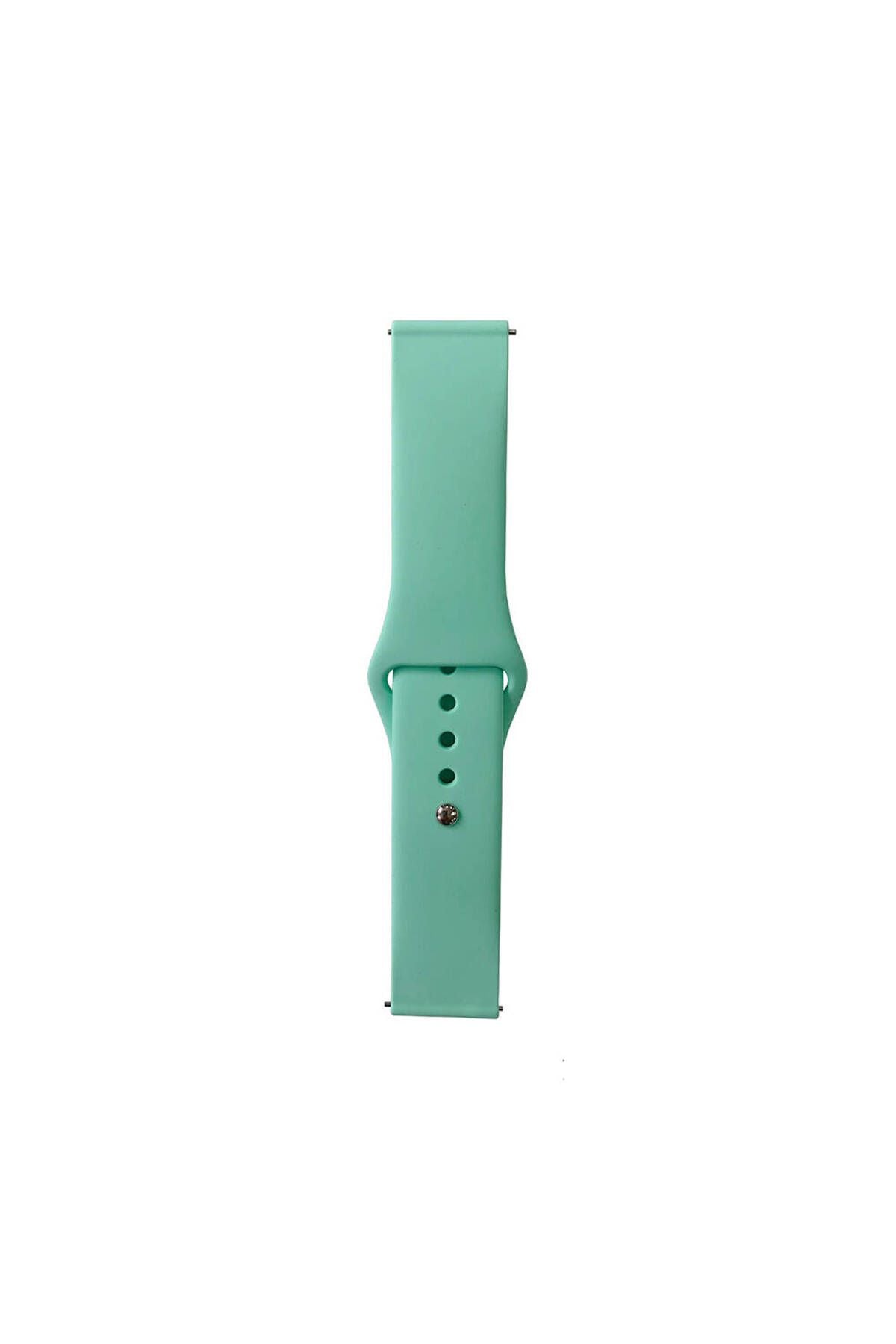 Galaxy Watch Active 2 44mm Band Serisi 20mm Klasik Kordon Silikon Strap Kayış-Barbie Powder