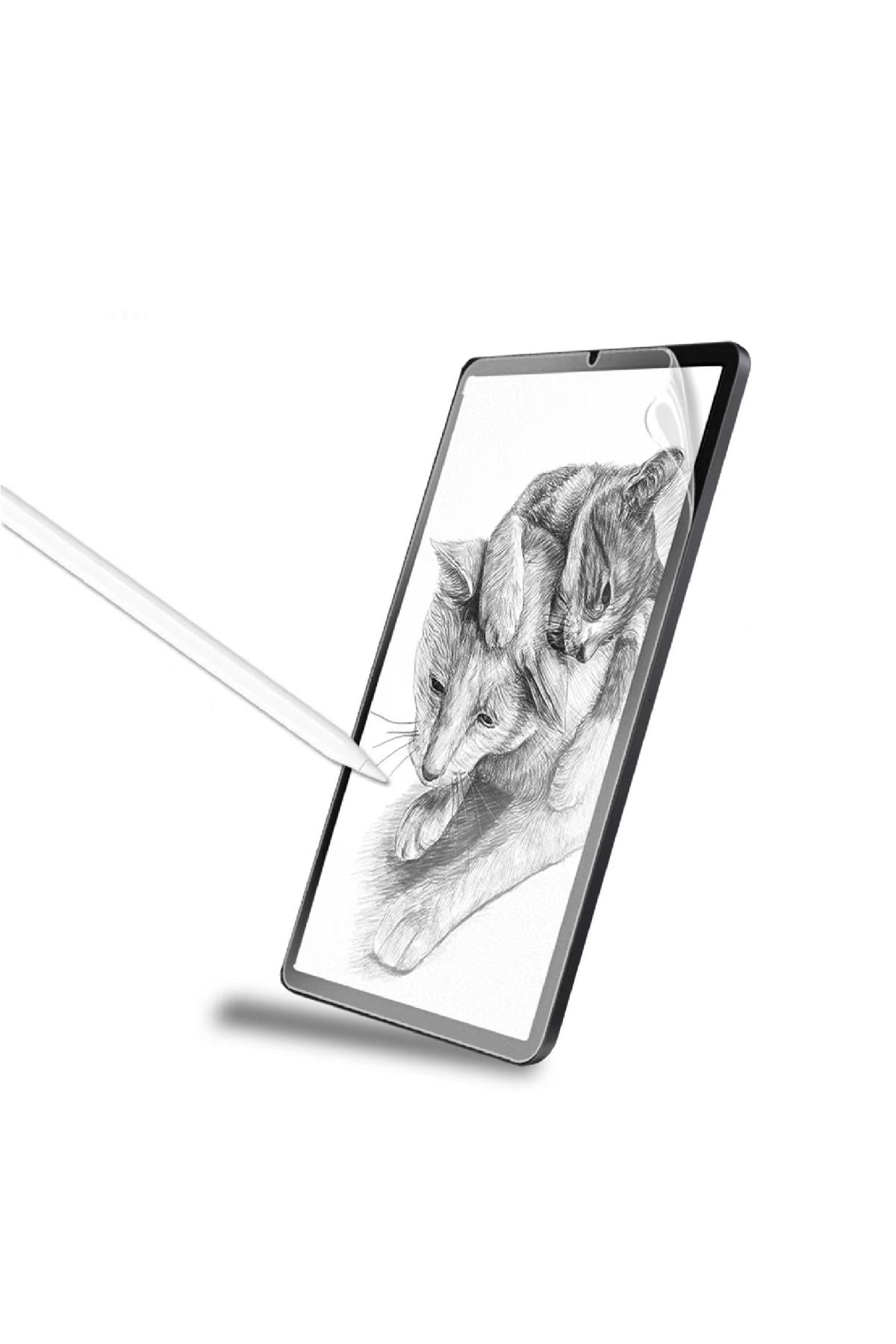 Galaxy Tab S9 Ultra SM-X910 Kağıt Hisli Mat Uyumlu Davin Paper Like Tablet Ekran Koruyucu-Renksiz