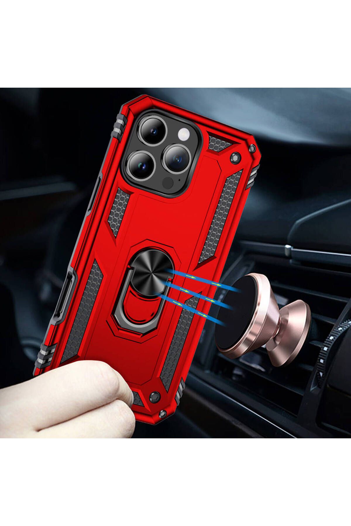 Apple iPhone 16 Pro Max Kılıf Zore Vega Kapak-Siyah