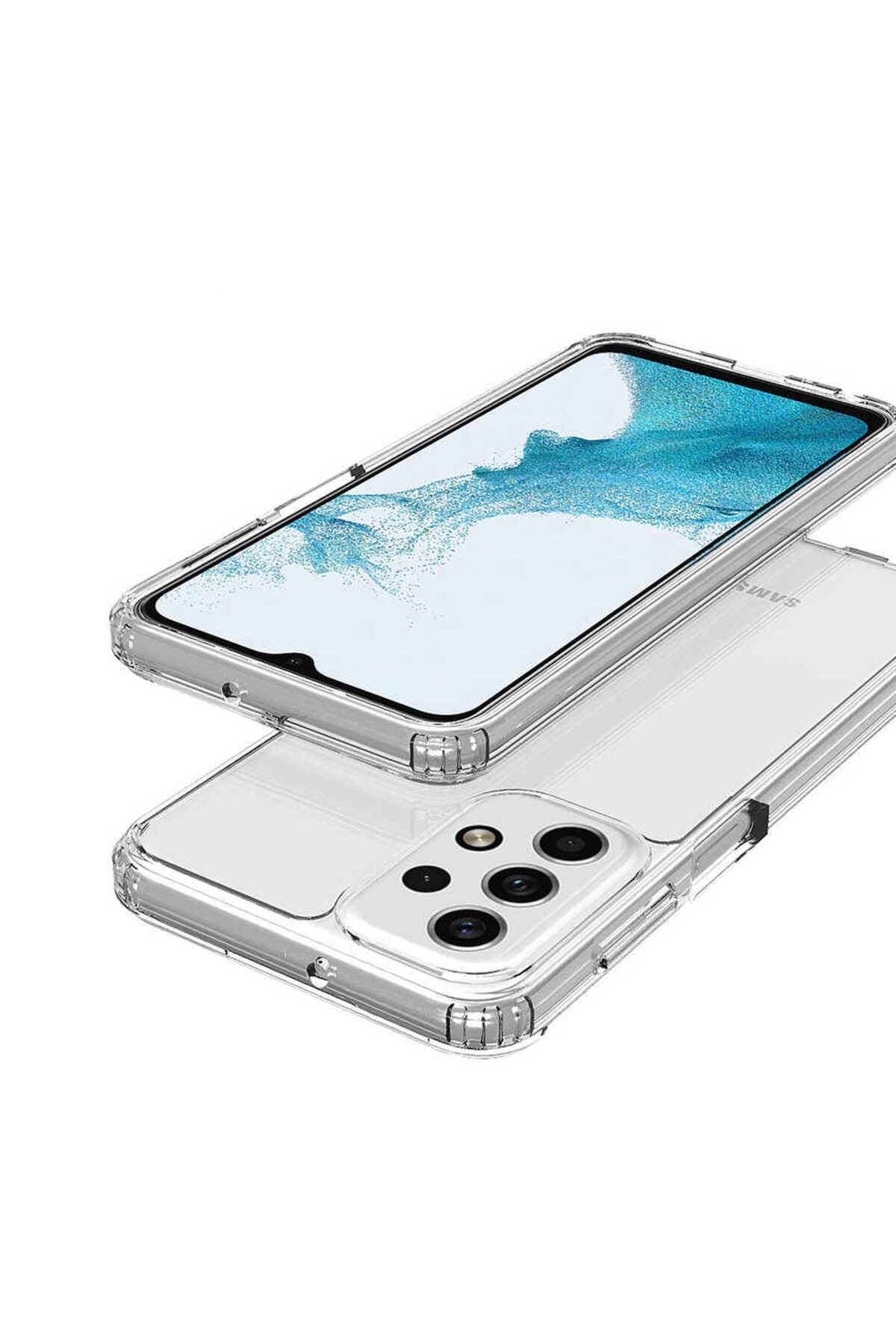 Galaxy A53 5G Kılıf Zore 2mm Anti Shock Silikon - Renksiz