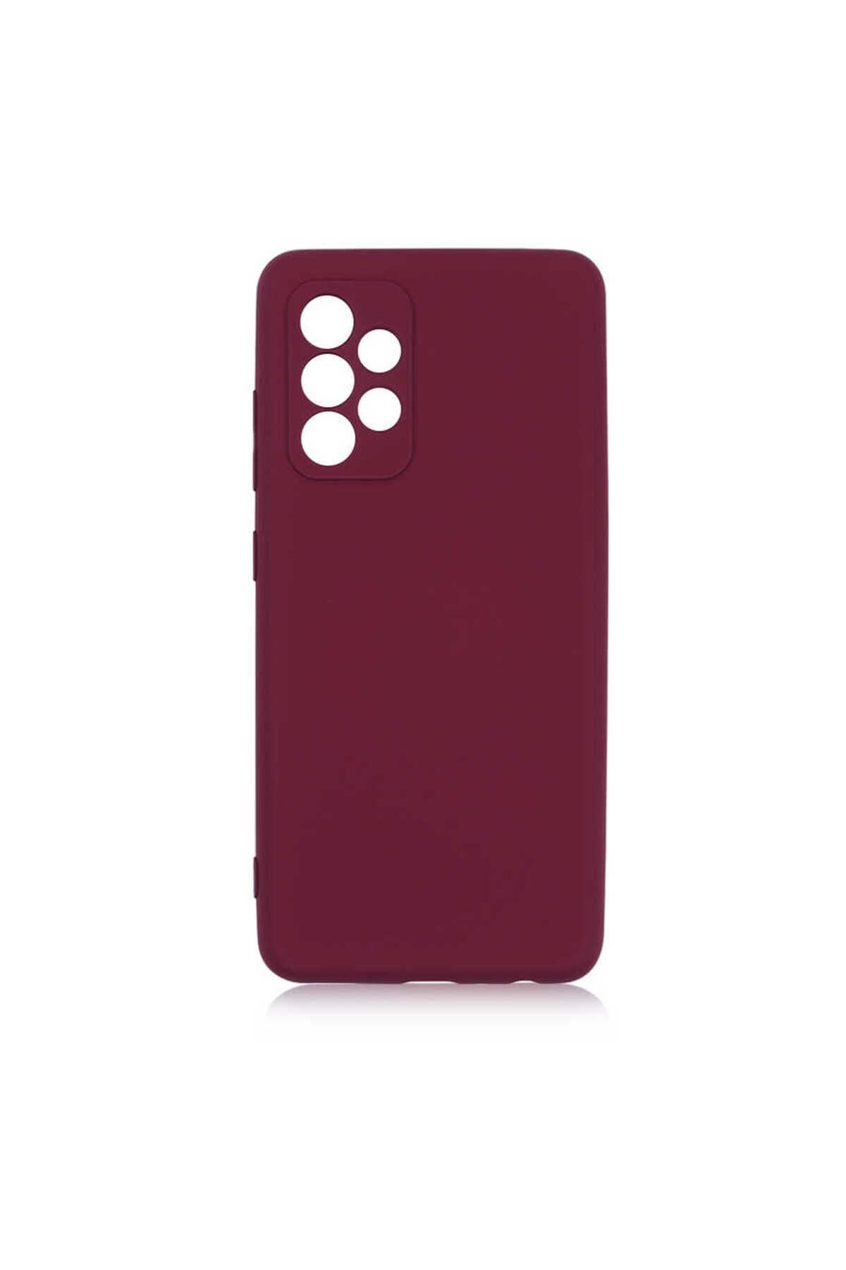 Galaxy A52 Kılıf Zore Mara Lansman Kapak - Koyu Mor