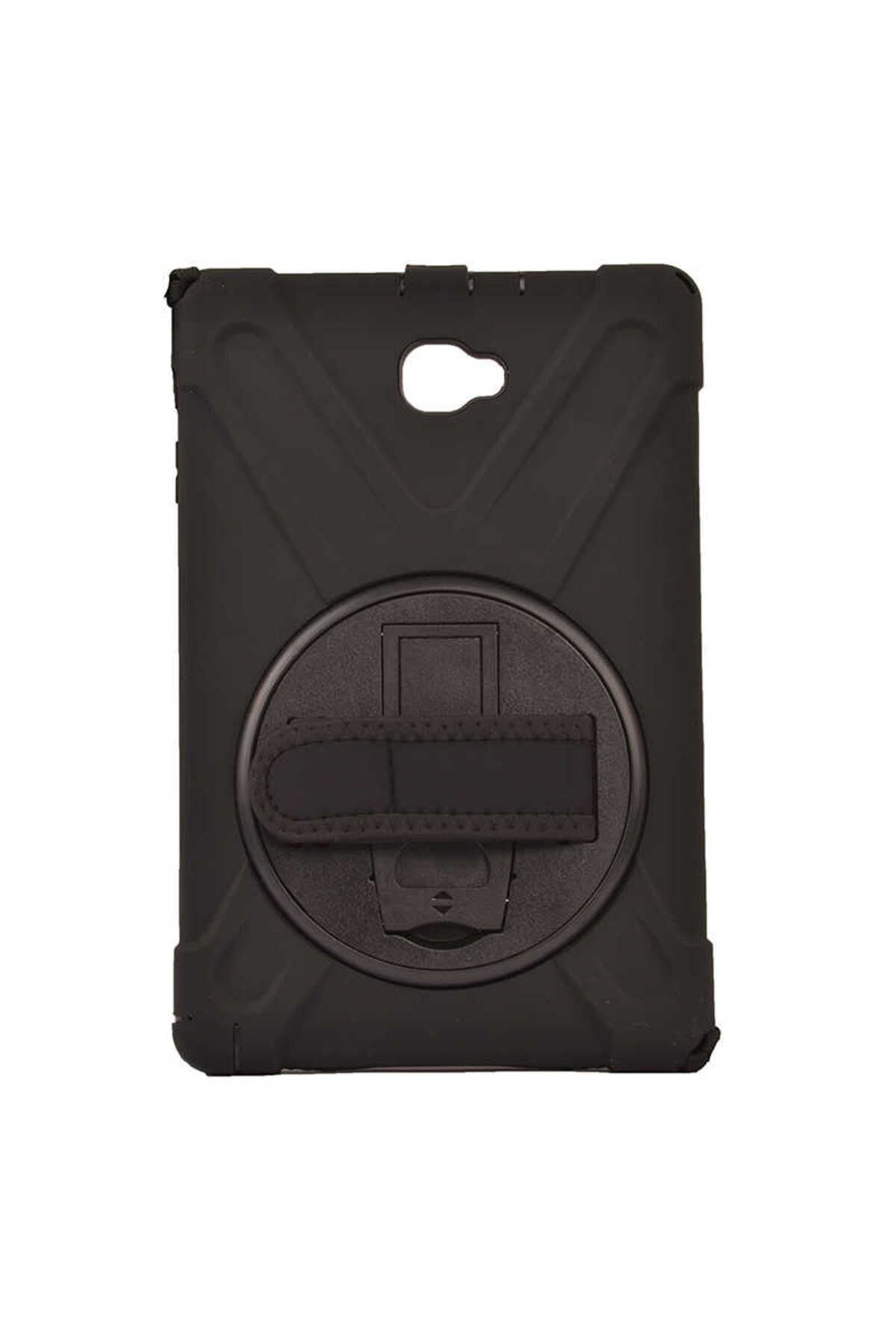 Galaxy Tab A 10.1 2016 P580 Kılıf  Uyumlu Zore Defender Tablet Silikon-Siyah