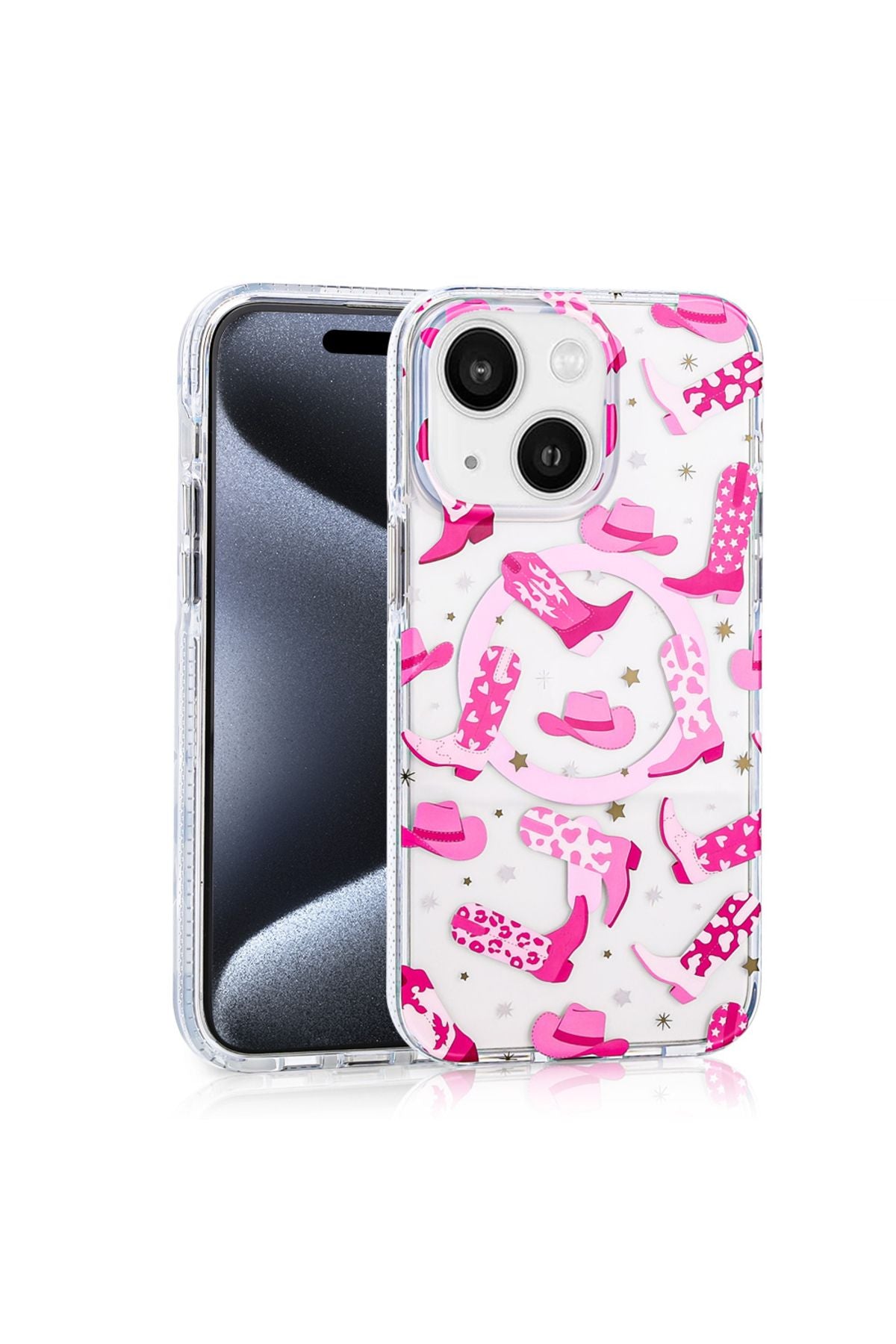 iPhone 15 Uyumlu Kılıf Magsafe Şarj Özellikli Zore Stilo Kapak-Sarı