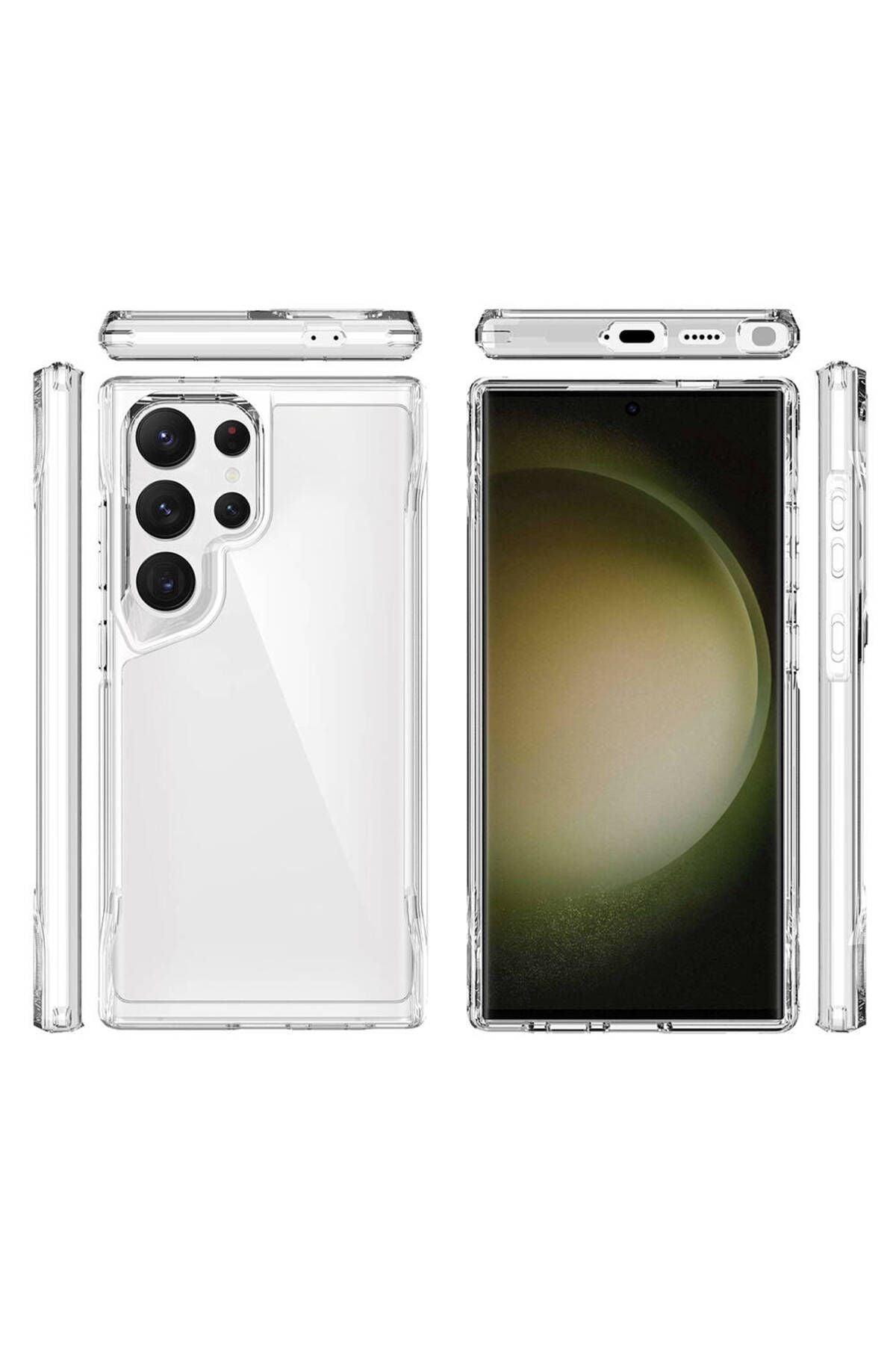 Galaxy S24 Ultra Uyumlu Zore T-Max Kılıf-Renksiz