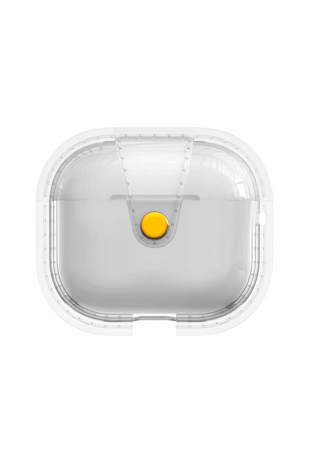 Air-Pods 3. Nesil Zore Airbag 33 Darbelere Karşı Dayanıklı Magnetik Kılıf-Şeffaf