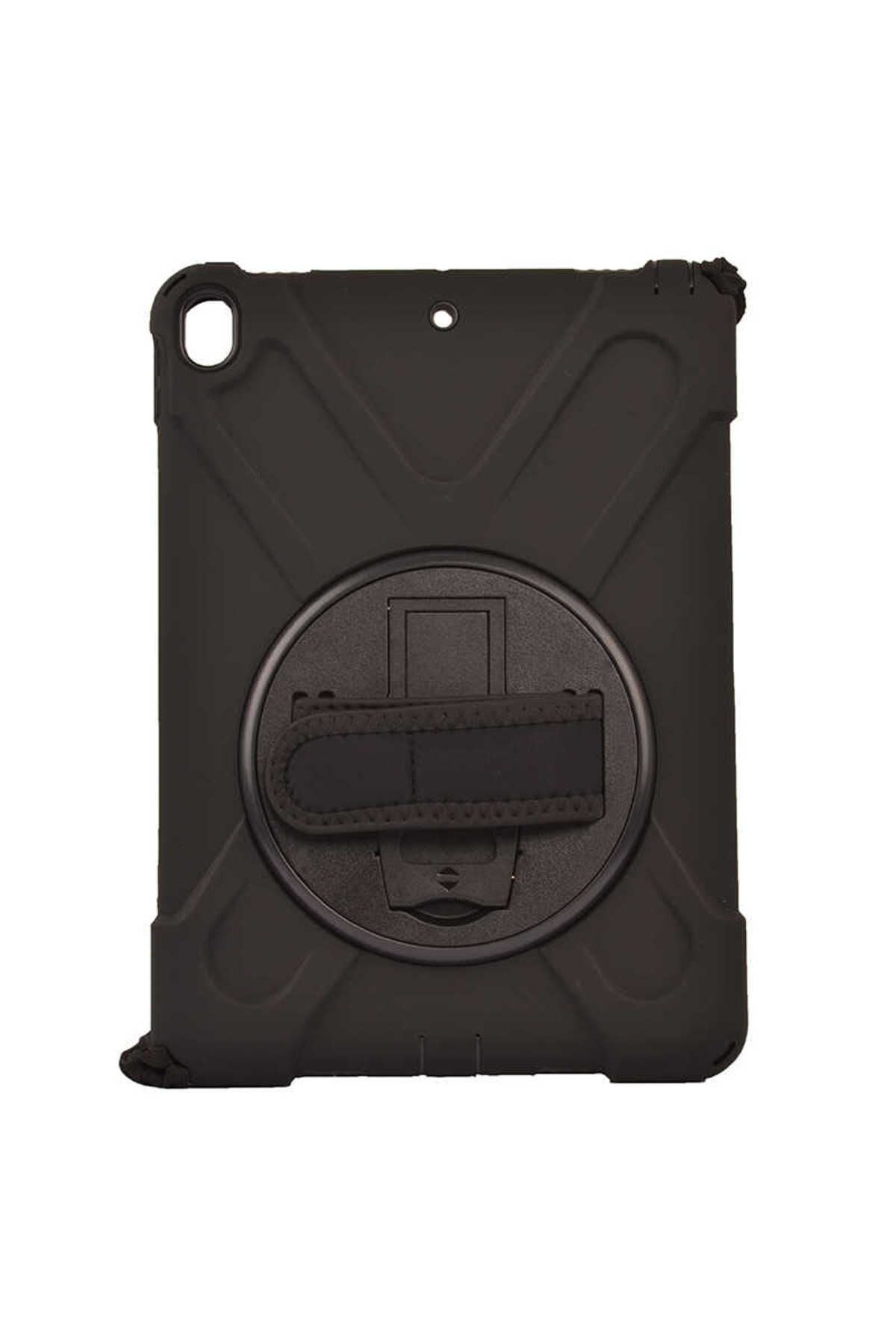 iPad Pro 10.5 (7.Nesil) - Uyumlu Uyumlu Zore Defender Tablet Silikon-Siyah