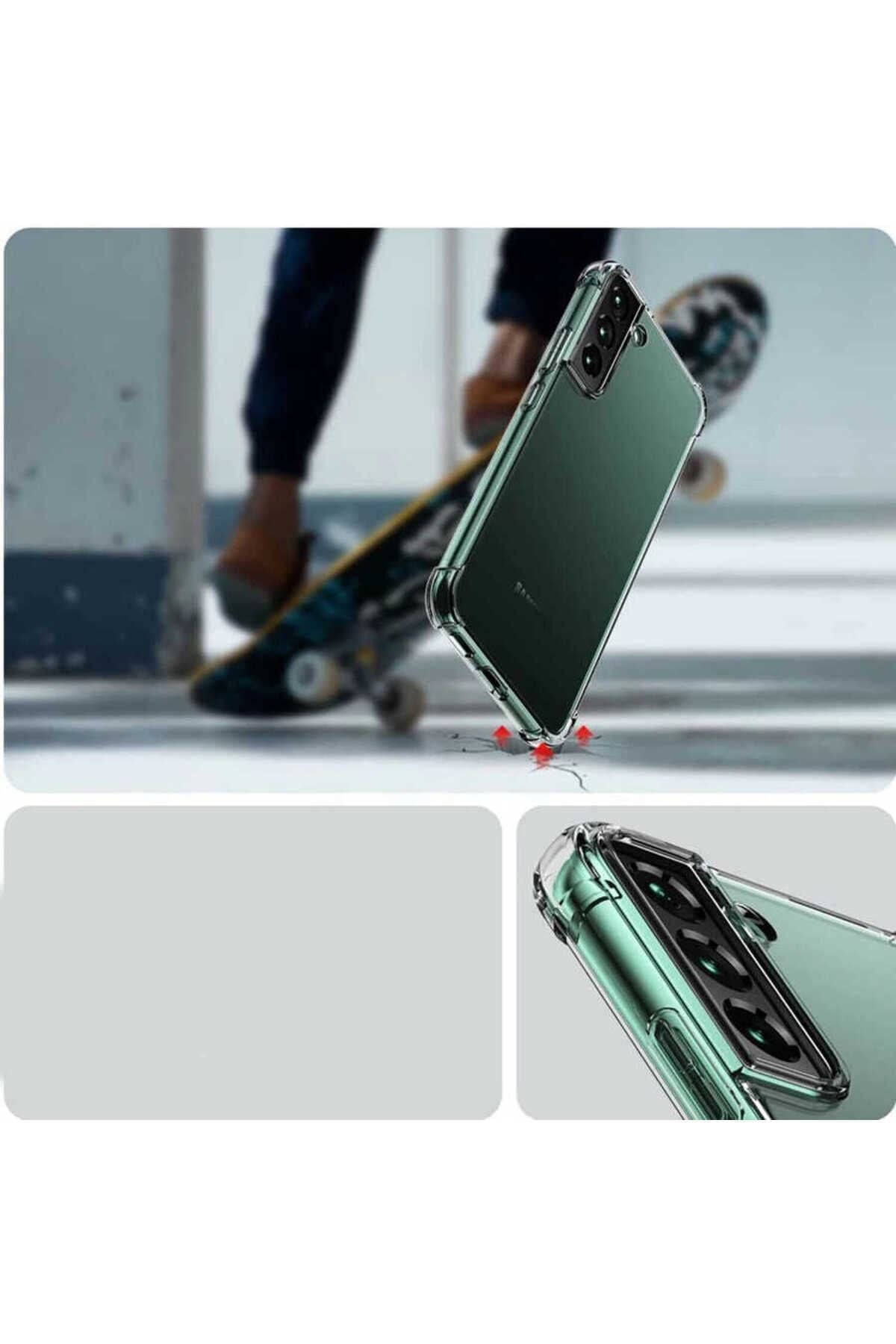 Uyumlu Galaxy S22 Plus Kılıf Kamera Korumalı Nitro Anti Shock Silikon