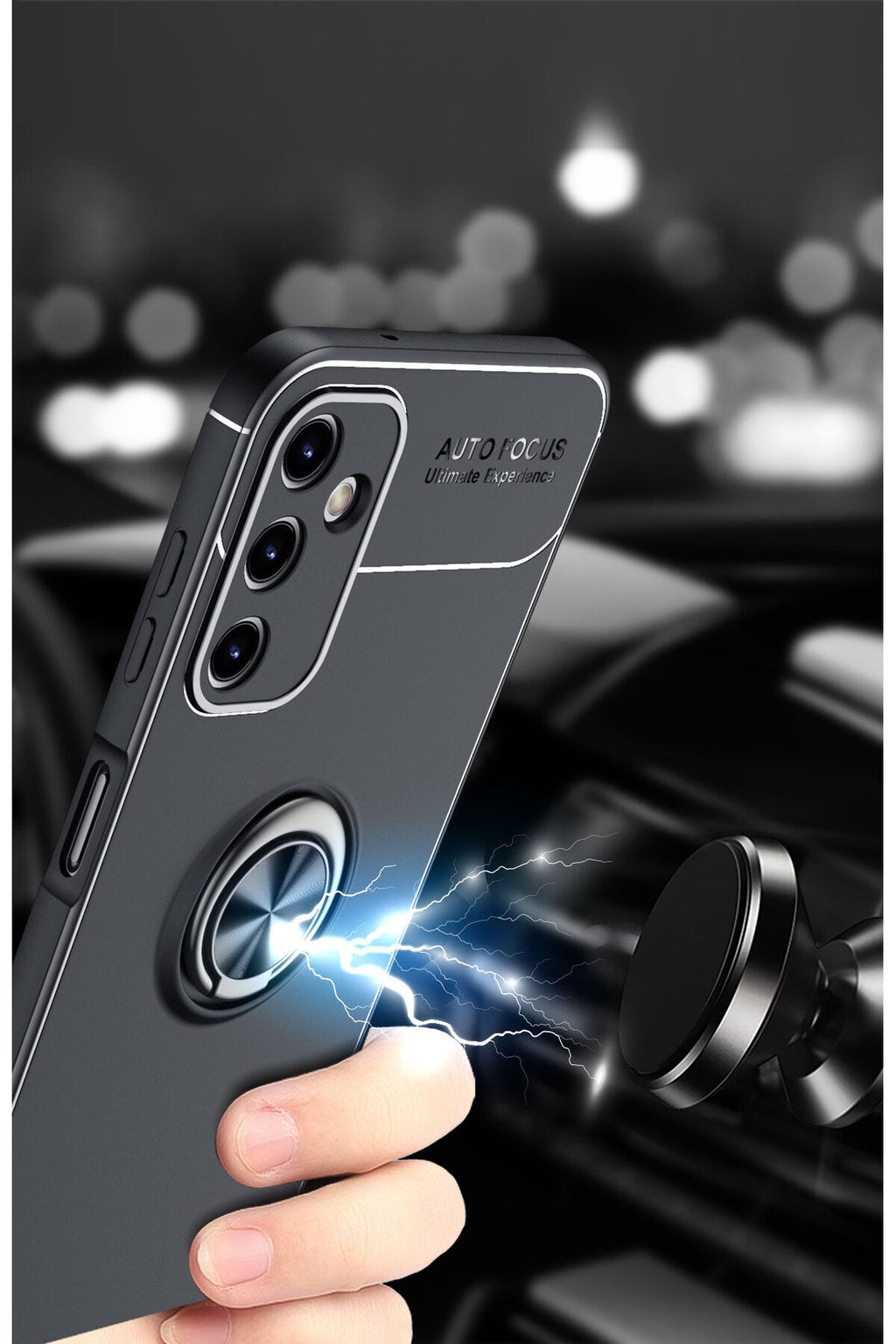 Galaxy A14 Kılıf Zore Ravel Silikon Kapak - Mavi