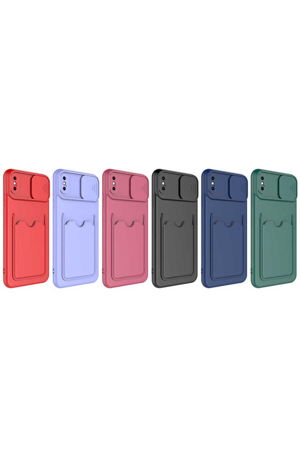 iPhone X Kılıf Zore Kartix Kapak - Lacivert