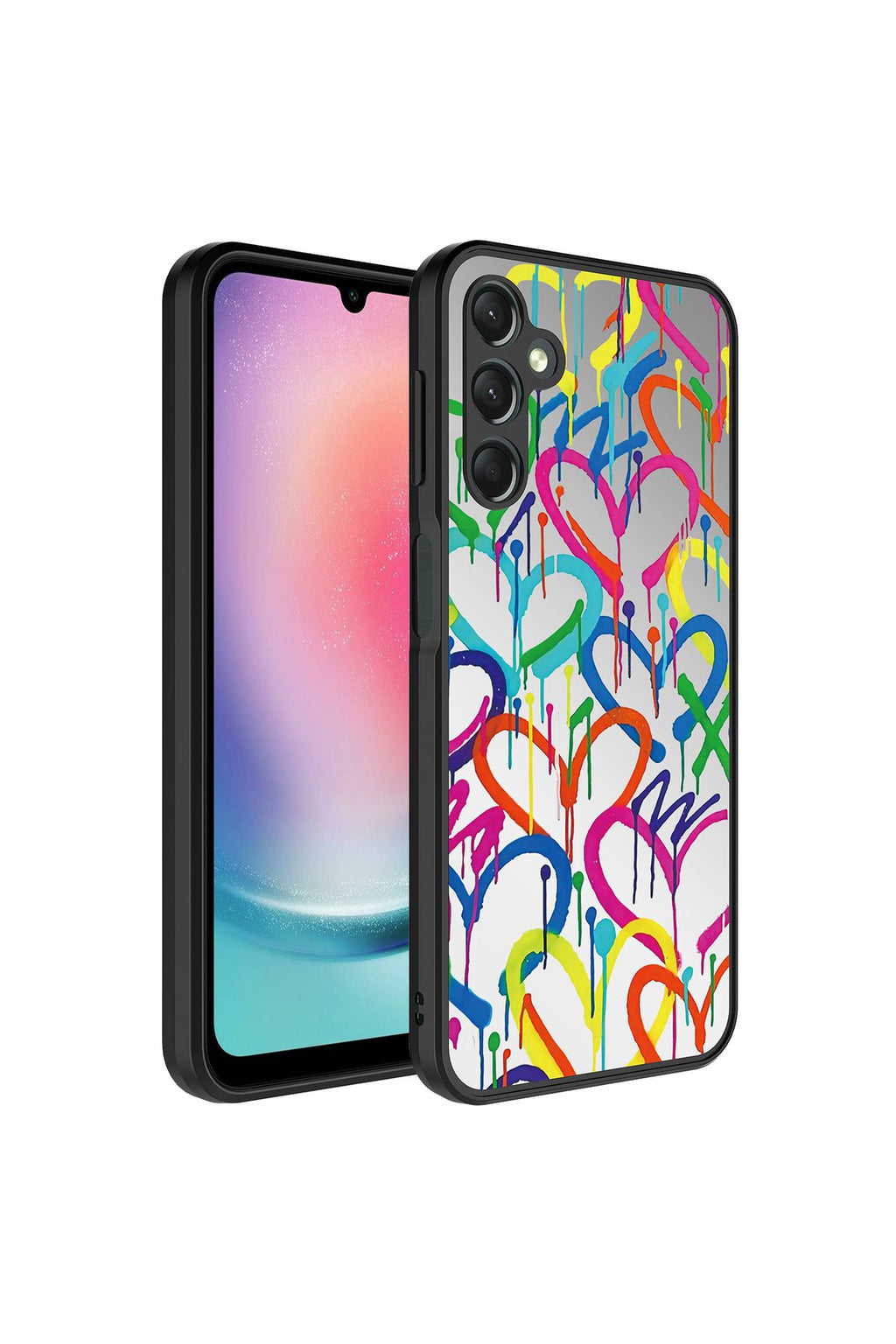 Galaxy A54 Kılıf Aynalı Desenli Kamera Korumalı Parlak Zore Mirror Kapak - Süper Anne