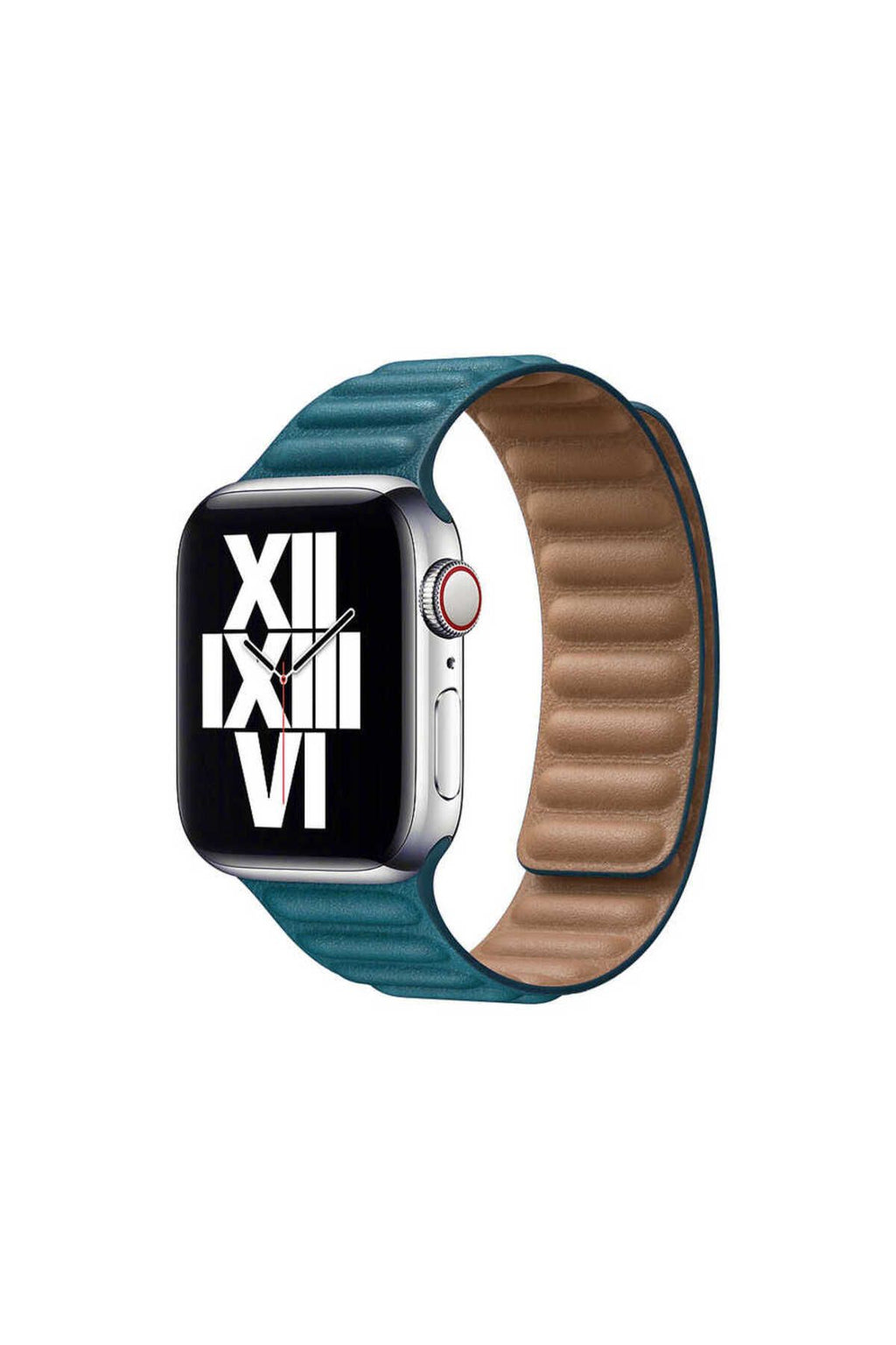 Watch Ultra 49mm Kordon Uyumlu KRD-34 Deri Strap Kayış CLO- Lacivert