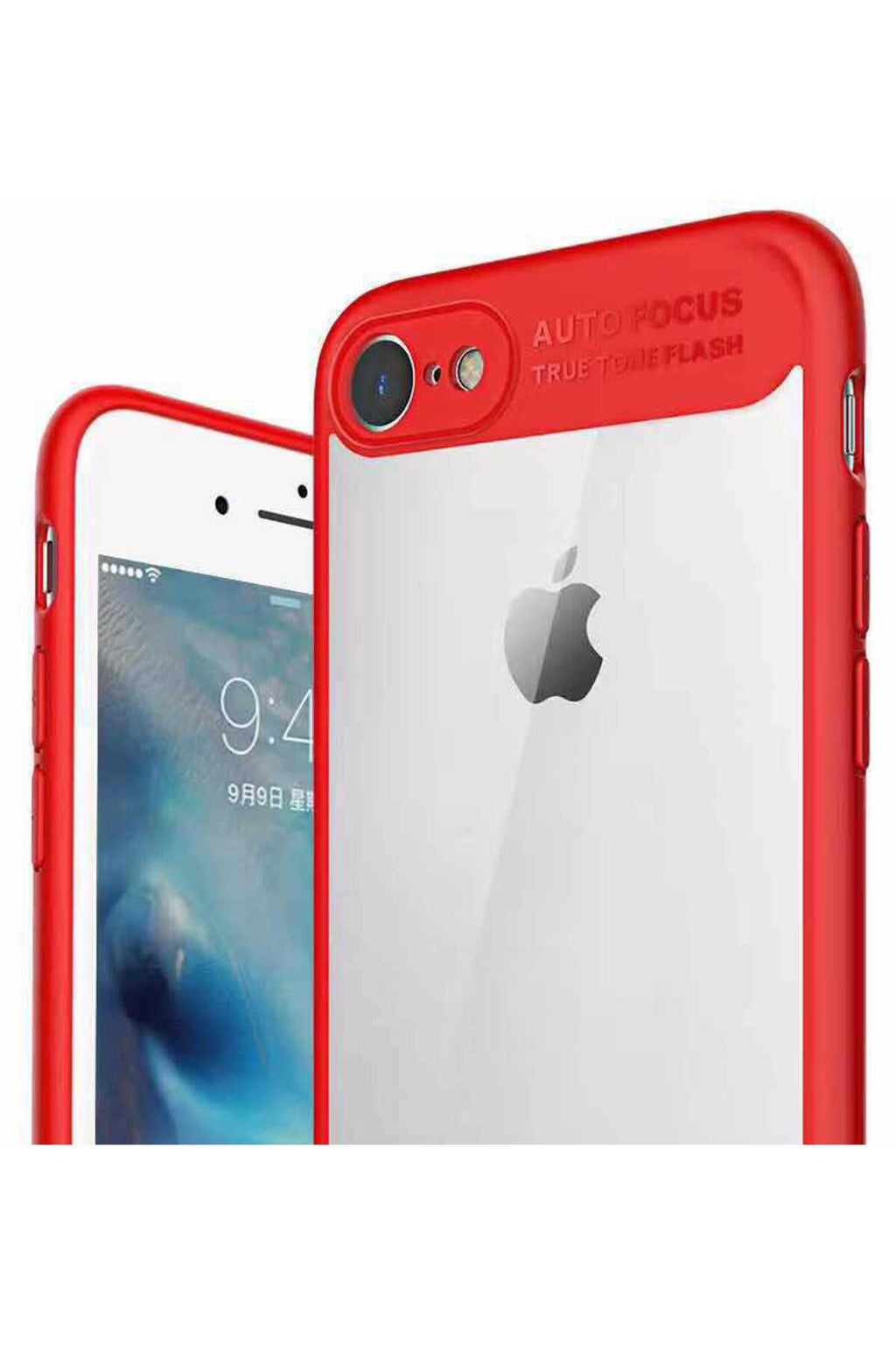 iPhone SE 2022 Kılıf Zore Buttom Kapak - Kırmızı