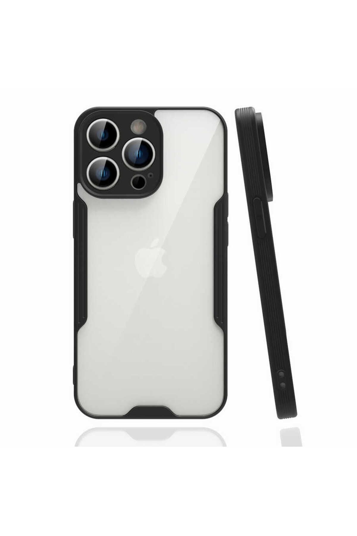 iPhone 14 Pro Max Uyumlu Zore Parfe Kılıf-Siyah